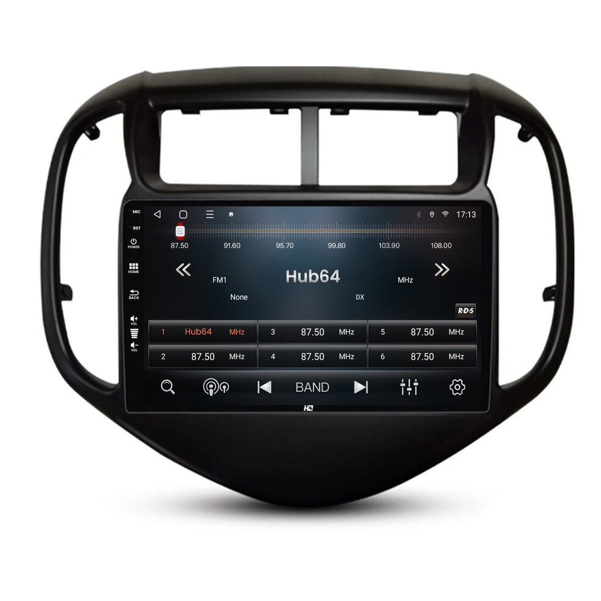 Navigatie HUB64 Chevrolet Aveo (2017-2021), 2GB RAM, Android, GPS, Wi-FI, Carplay, Android Auto, USB, Bluetooth, Radio, Waze, Touchscreen, 9 inch