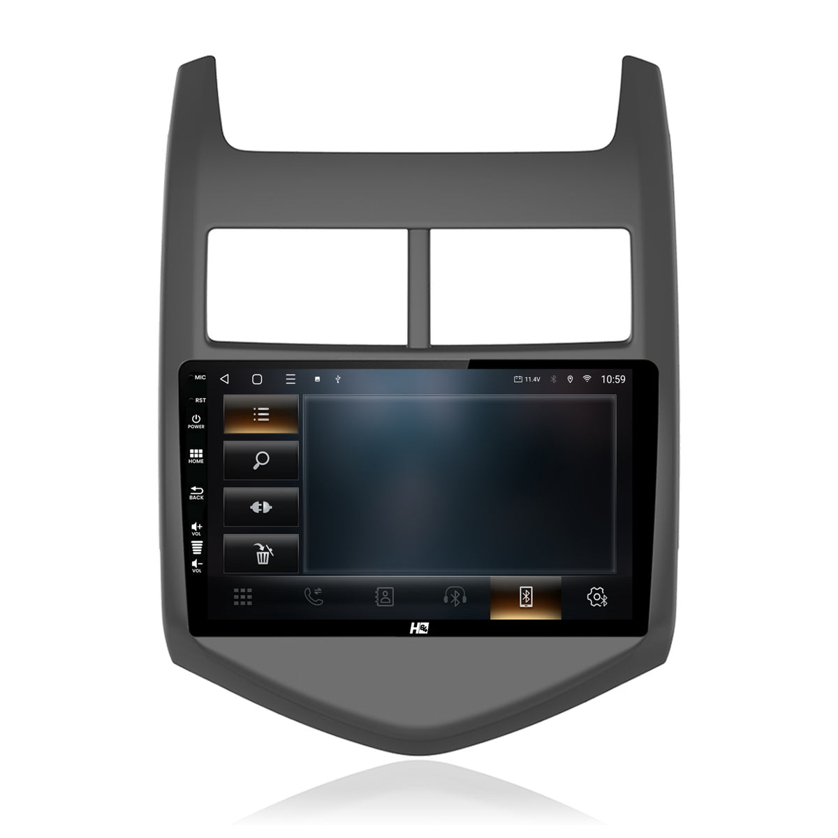 Navigatie HUB64 Chevrolet Aveo 2 (2010-2015), 4GB RAM, Android, Quadcore, DSP, GPS, Wi-FI, Carplay, Android Auto, USB, Bluetooth, Waze, Touchscreen, 9 inch