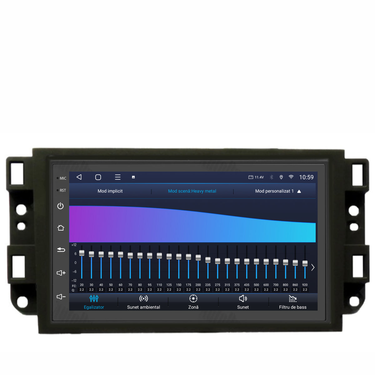 Navigatie HUB64 Chevrolet Aveo / Captiva / Epica (2006-2011), 4GB RAM, Android, Octacore, Slot Sim 4G, DSP, GPS, Wi-FI, Carplay, Android Auto, USB, Bluetooth, Waze, Touchscreen, 7 Inch