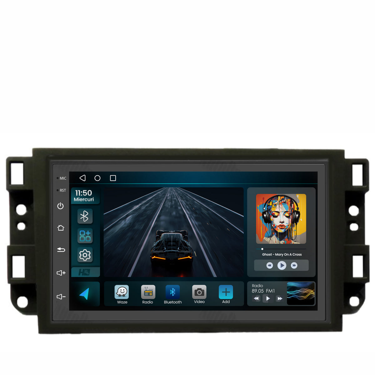 Navigatie HUB64 Chevrolet Aveo / Captiva / Epica (2006-2011), Android, P-Quadcore / 2GB RAM + 32GB ROM, 7 Inch - HB64-1002+AD-BGRCH0092DIN