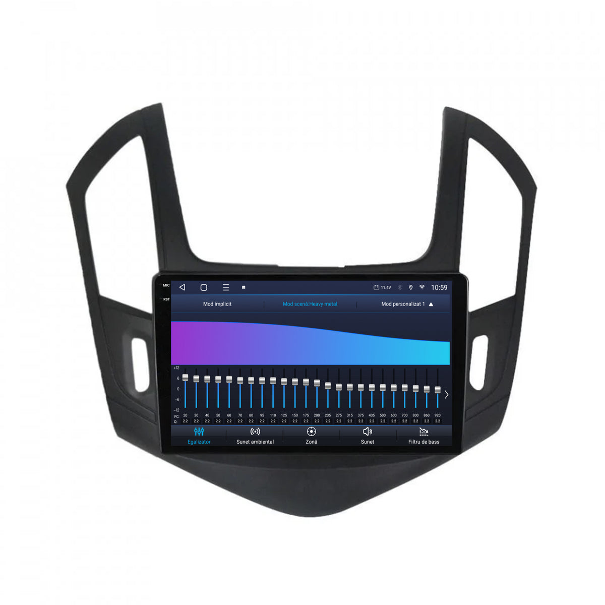 Navigatie HUB64 Chevrolet Cruze (2013-2015), 6GB RAM, Android, Octacore, Slot Sim 4G, DSP, GPS, Wi-FI, Carplay, Android Auto, USB, Bluetooth, Waze, Touchscreen, 9 Inch