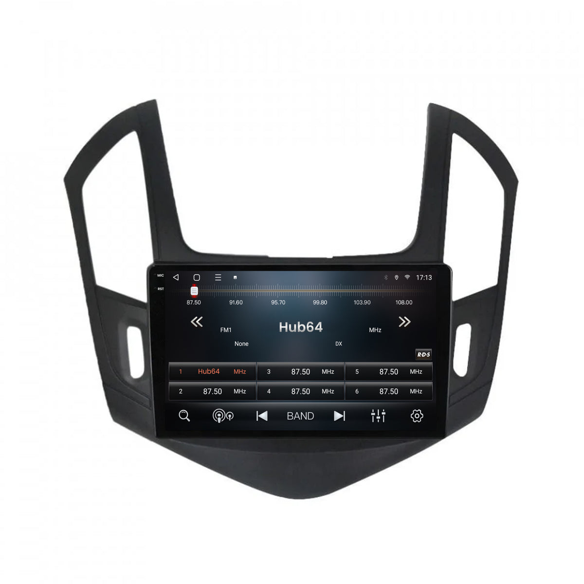 Navigatie HUB64 Chevrolet Cruze (2013-2015), 8GB RAM, Android, Octacore, Slot Sim 4G, DSP, GPS, Wi-FI, Carplay, Android Auto, USB, Bluetooth, Waze, Touchscreen, 9 Inch