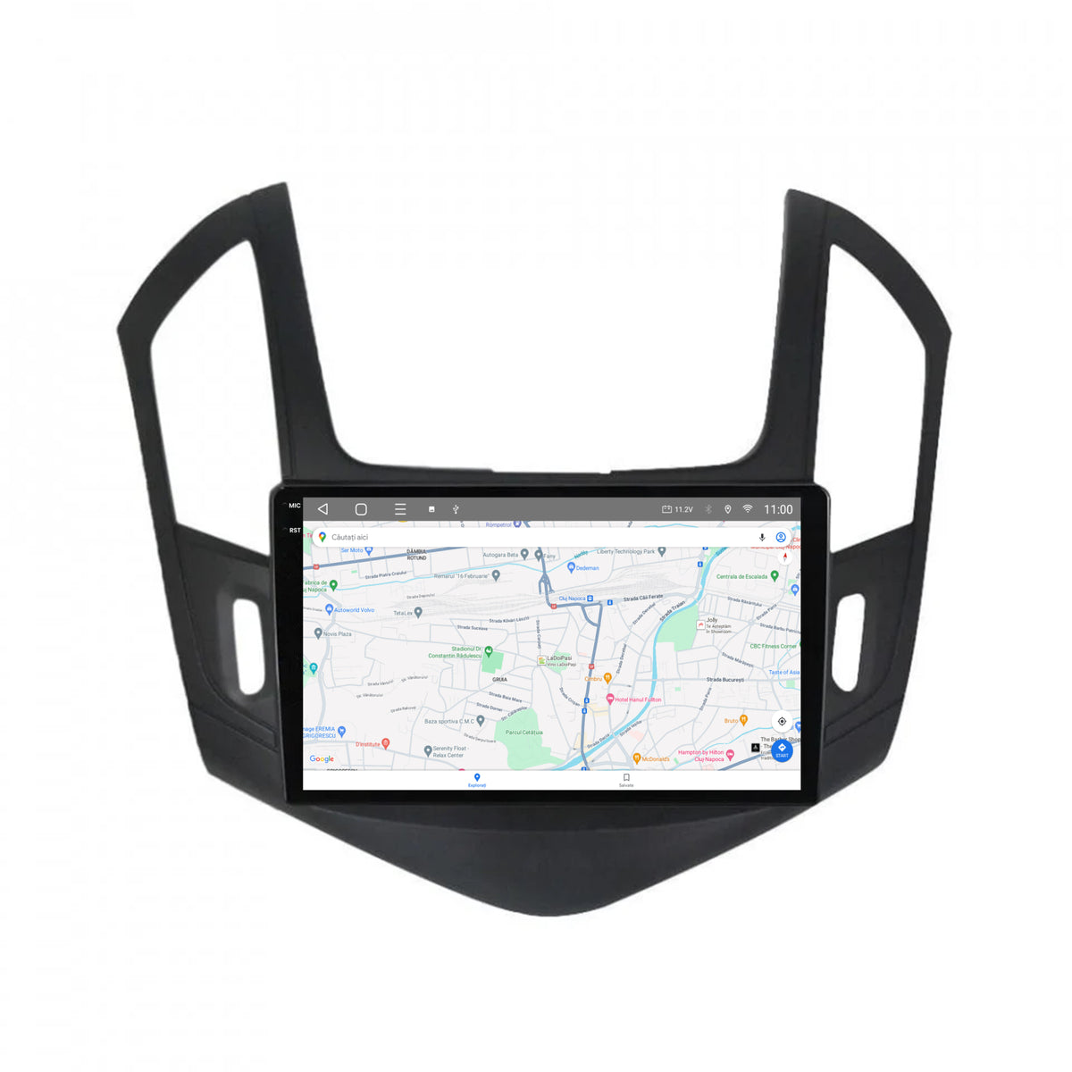 Navigatie HUB64 Chevrolet Cruze (2013-2015), 8GB RAM, Android, Octacore, Slot Sim 4G, DSP, GPS, Wi-FI, Carplay, Android Auto, USB, Bluetooth, Waze, Touchscreen, 9 Inch
