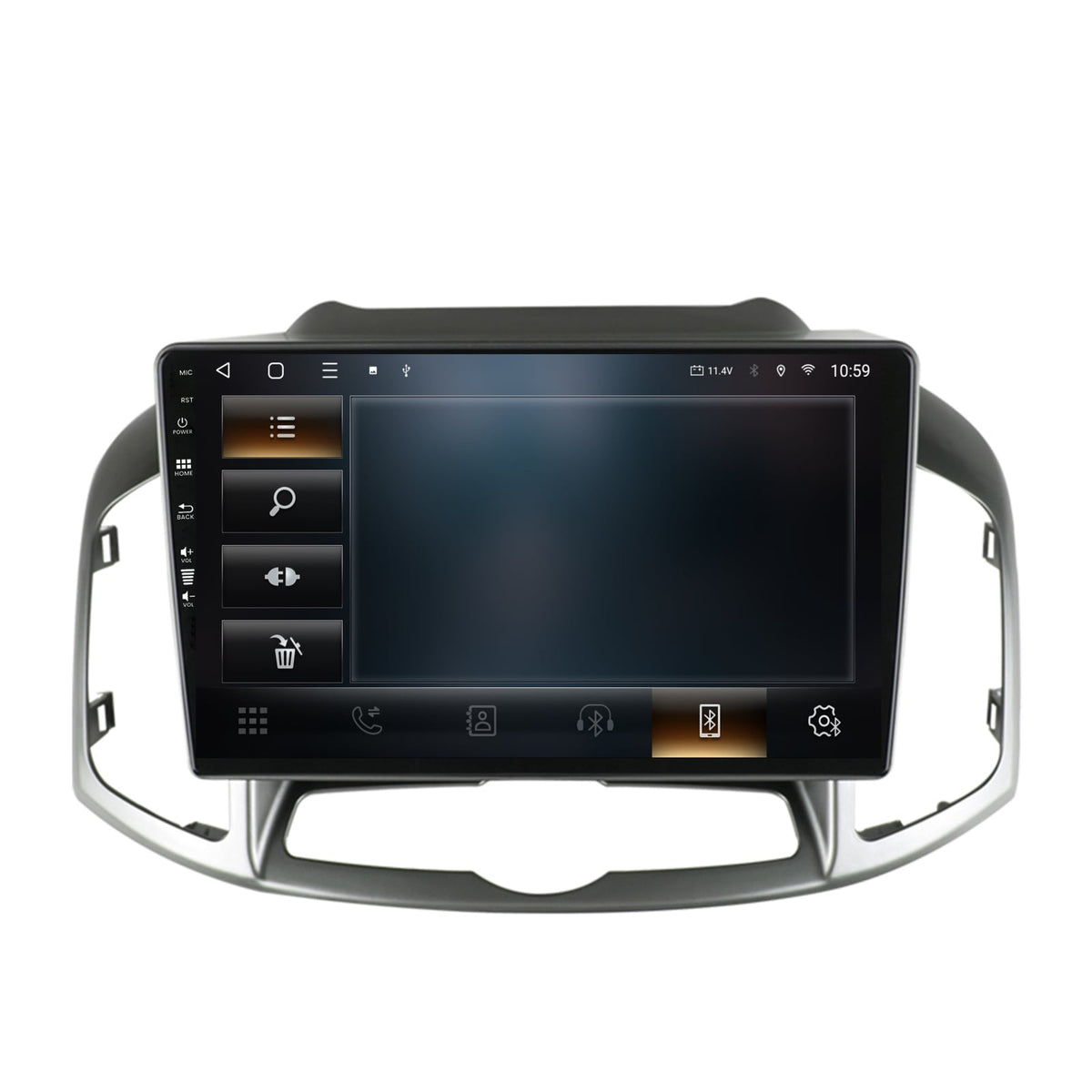 Navigatie HUB64 Chevrolet Captiva (2011-2018), 6GB RAM, Android, Octacore, Slot Sim 4G, DSP, GPS, Wi-FI, Carplay, Android Auto, USB, Bluetooth, Waze, Touchscreen, 10.1 Inch -