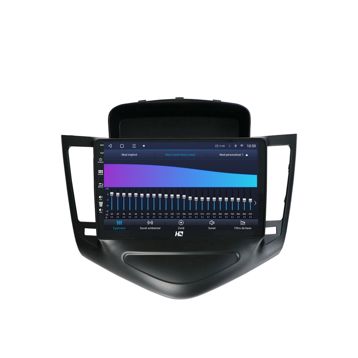 Navigatie HUB64 Chevrolet Cruze (2008-2014), 4GB RAM, Android, Octacore, Slot Sim 4G, DSP, GPS, Wi-FI, Carplay, Android Auto, USB, Bluetooth, Waze, Touchscreen, 9 inch