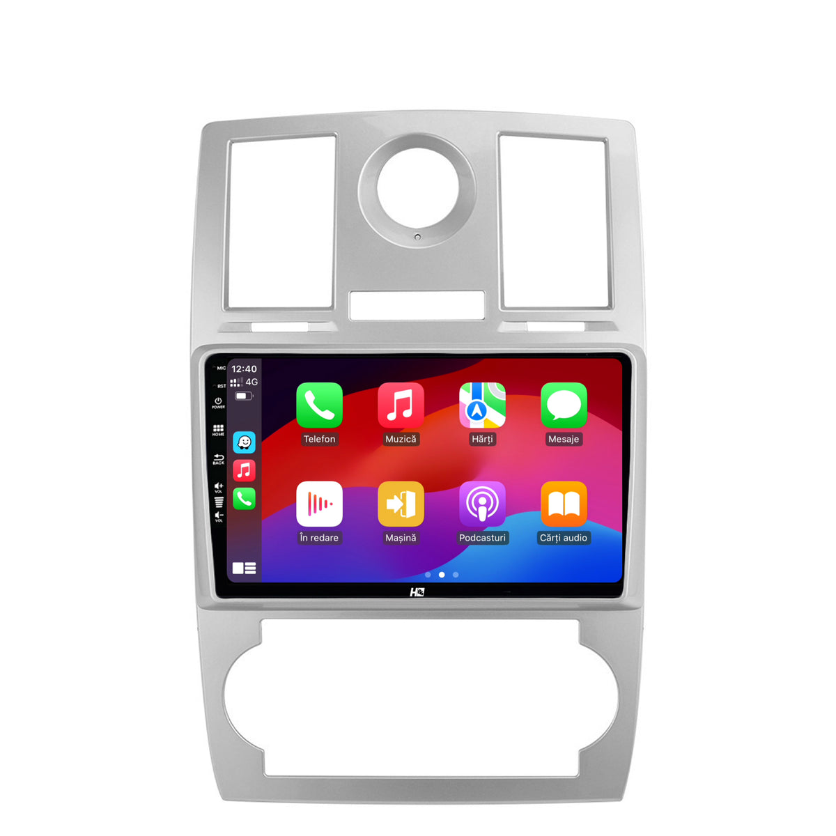 Navigatie HUB64 Chrysler 300C (2004-2011), 8GB RAM, Android, Octacore, Slot Sim 4G, DSP, GPS, Wi-FI, Carplay, Android Auto, USB, Bluetooth, Waze, Touchscreen, 9 Inch