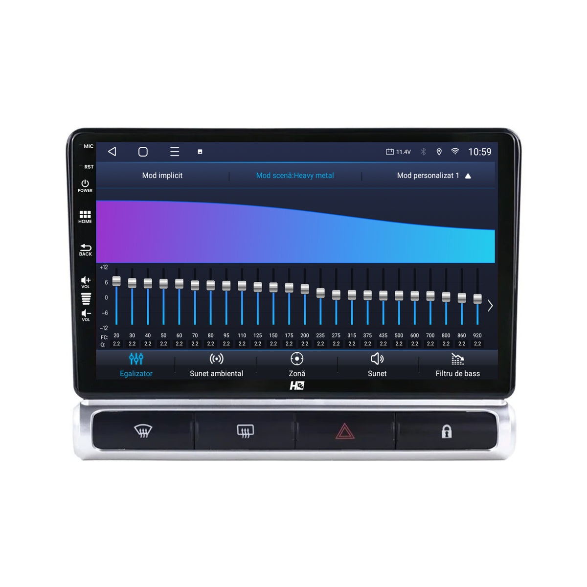 Navigatie HUB64 Citroen C3(2024+) High-V, 4GB RAM, Android, Quadcore, DSP, GPS, Wi-FI, Carplay, Android Auto, USB, Bluetooth, Waze, Touchscreen, 9 Inch