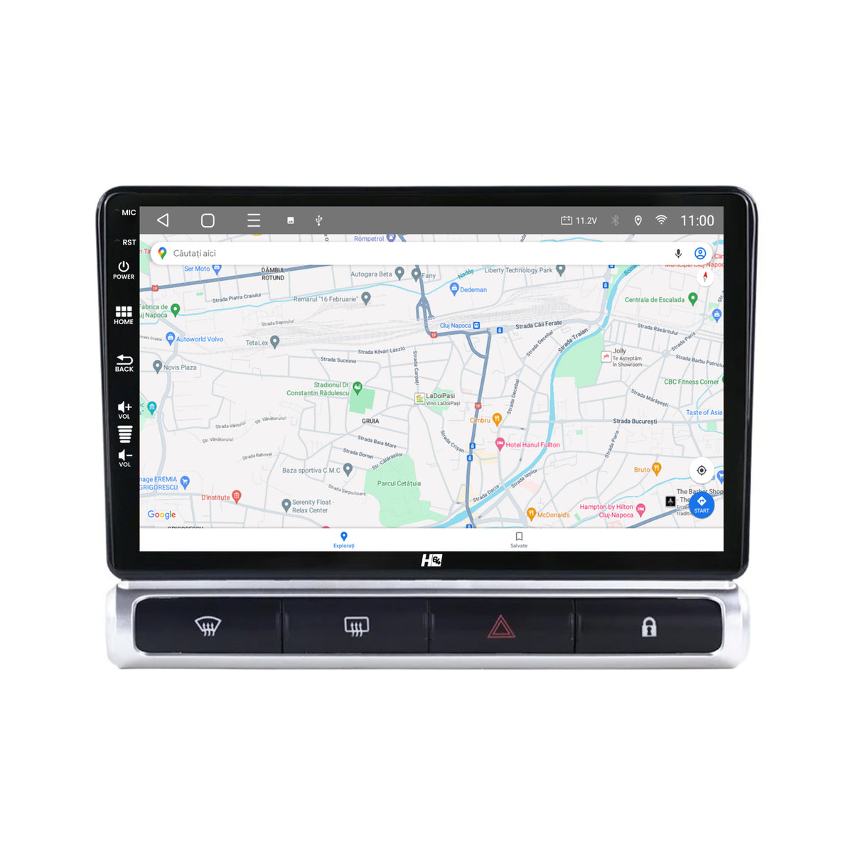 Navigatie HUB64 Citroen C3(2024+) High-V, 4GB RAM, Android, Quadcore, DSP, GPS, Wi-FI, Carplay, Android Auto, USB, Bluetooth, Waze, Touchscreen, 9 Inch
