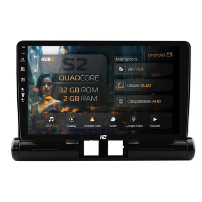 Navigatie HUB64 Citroen C3 (2024+) Low-V, 2GB RAM, Android, GPS, Wi-FI, Carplay, Android Auto, USB, Bluetooth, Radio, Waze, Touchscreen, 9 Inch