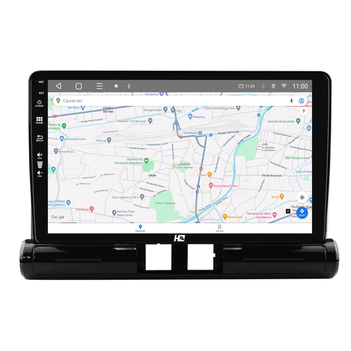 Navigatie HUB64 Citroen C3 (2024+) Low-V, 4GB RAM, Android, Octacore, Slot Sim 4G, DSP, GPS, Wi-FI, Carplay, Android Auto, USB, Bluetooth, Waze, Touchscreen, 9 Inch