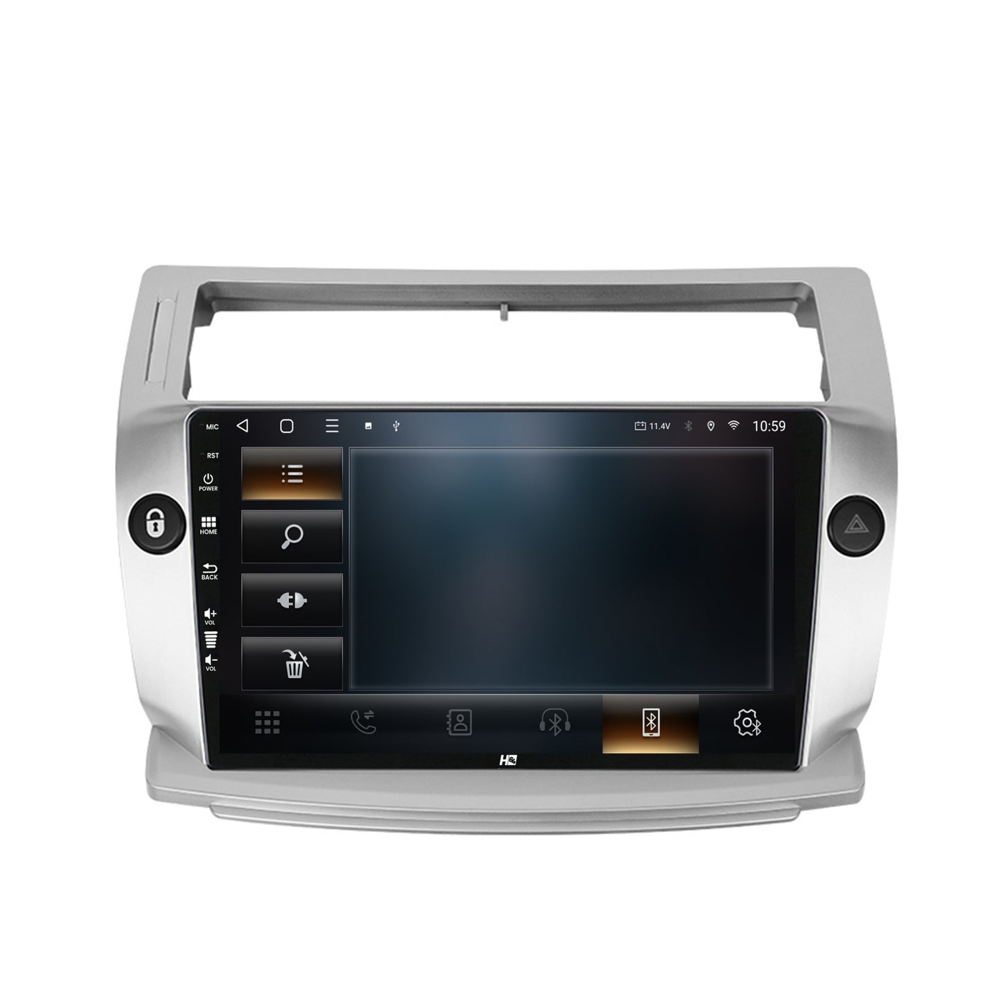 Navigatie HUB64 Citroen C4 (2004-2014), 8GB RAM, Android, Octacore, Slot Sim 4G, DSP, GPS, Wi-FI, Carplay, Android Auto, USB, Bluetooth, Waze, Touchscreen, 9 Inch