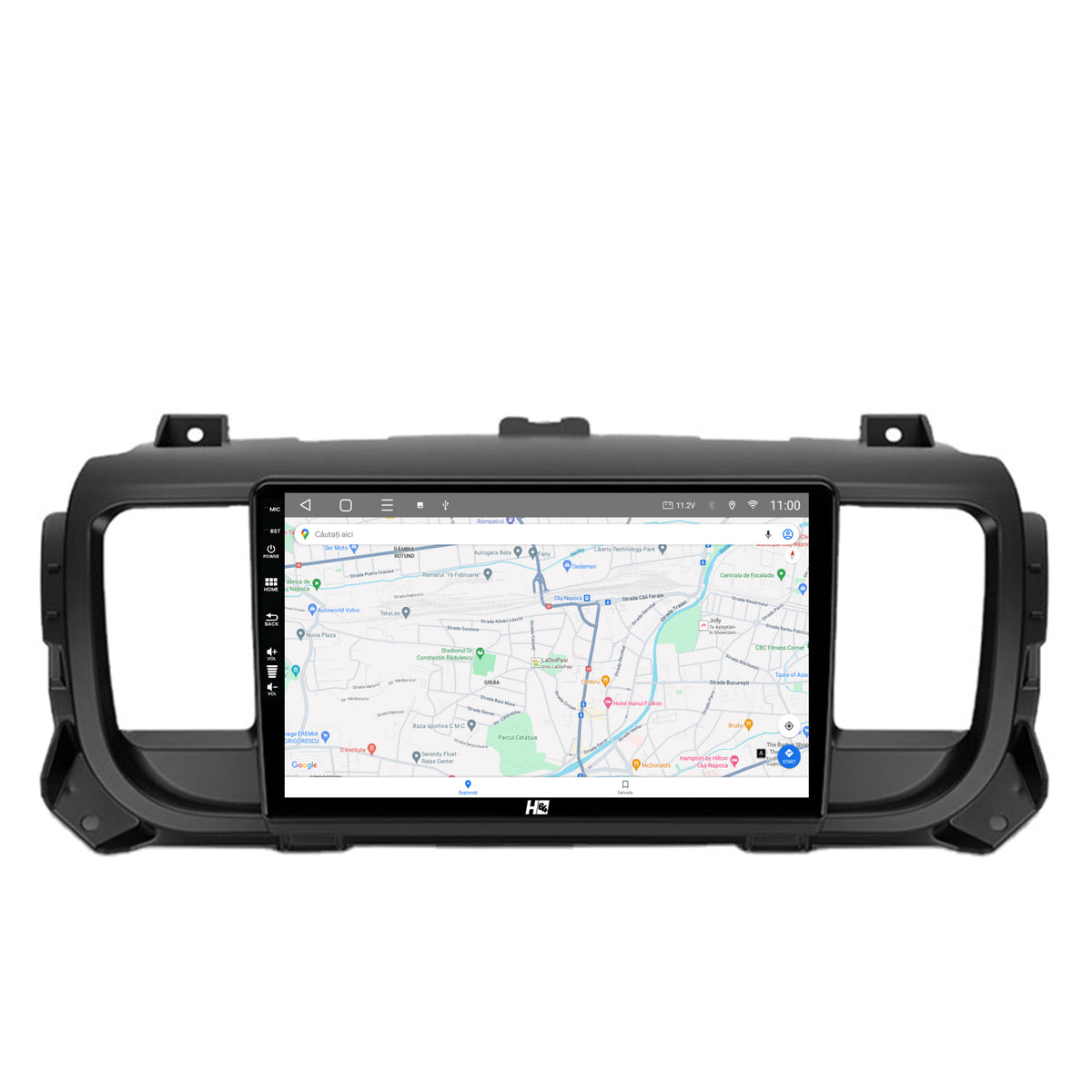 Navigatie HUB64 Citroen Jumpy / Peugeot Expert (2017-2021), 2GB RAM, Android, GPS, Wi-FI, Carplay, Android Auto, USB, Bluetooth, Radio, Waze, Touchscreen, 9 inch
