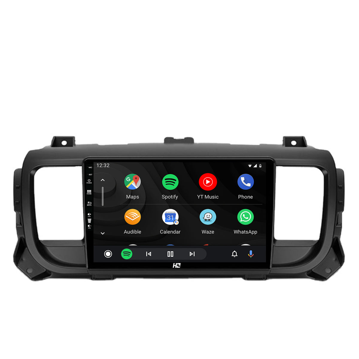 Navigatie HUB64 Citroen Jumpy / Peugeot Expert (2017-2021), 4GB RAM, Android, Quadcore, DSP, GPS, Wi-FI, Carplay, Android Auto, USB, Bluetooth, Waze, Touchscreen, 9 inch