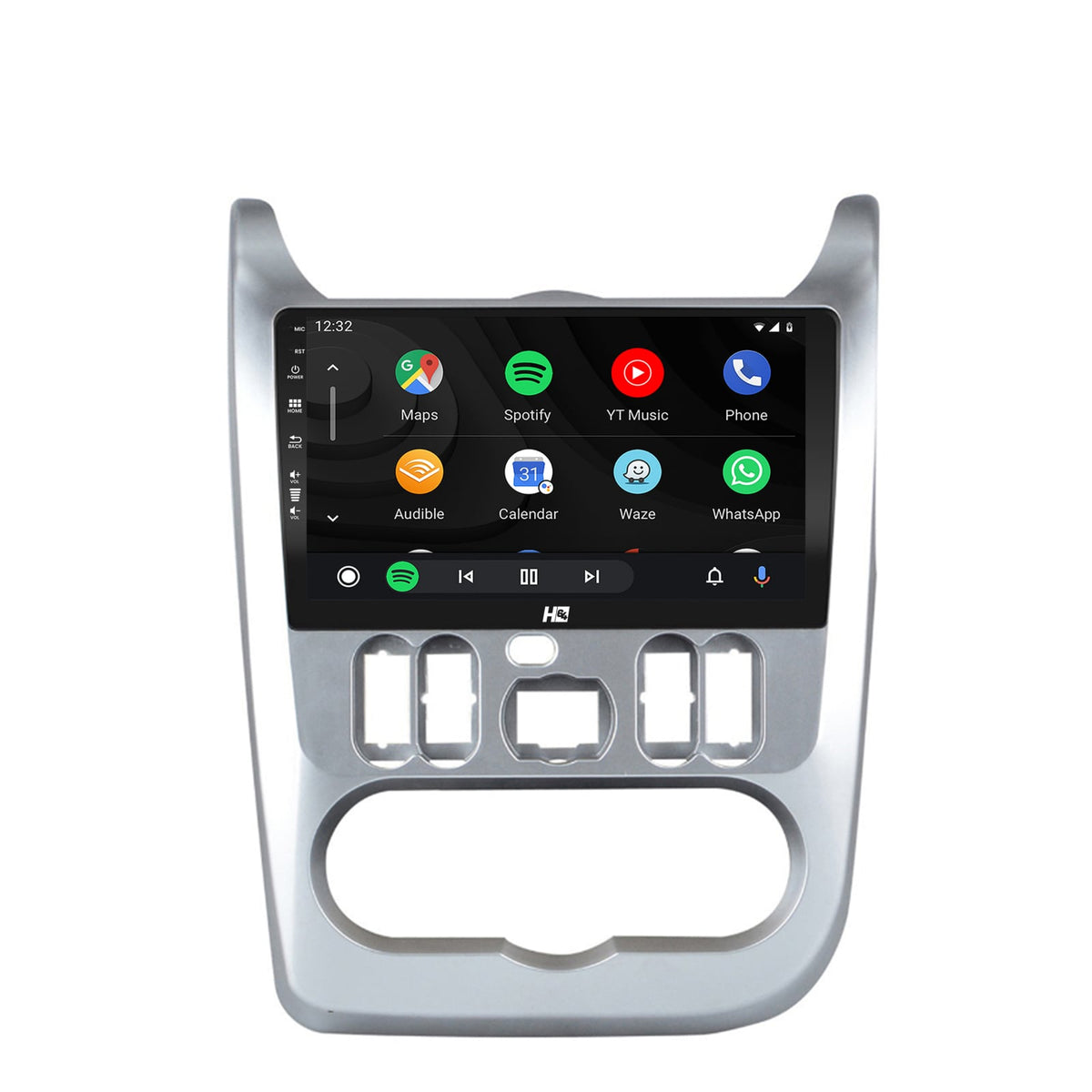 Navigatie HUB64 Dacia Logan / Duster / Sandero (2009-2015), 4GB RAM, Android, Octacore, Slot Sim 4G, DSP, GPS, Wi-FI, Carplay, Android Auto, USB, Bluetooth, Waze, Touchscreen, 9 inch
