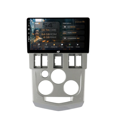 Navigatie HUB64 Dacia Logan PH1 (2004-2009), 4GB RAM, Android, Octacore, Slot Sim 4G, DSP, GPS, Wi-FI, Carplay, Android Auto, USB, Bluetooth, Waze, Touchscreen, 9 inch