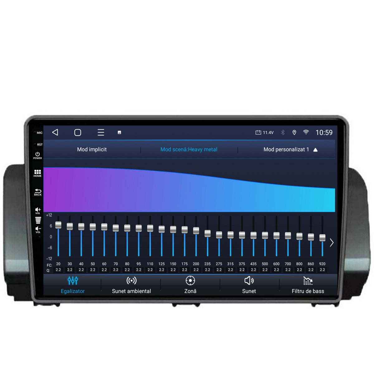 Navigatie HUB64 Dacia Sandero / Logan (2021-Prezent), 6GB RAM, Android, Octacore, Slot Sim 4G, DSP, GPS, Wi-FI, Carplay, Android Auto, USB, Bluetooth, Waze, Touchscreen, 10.1 Inch