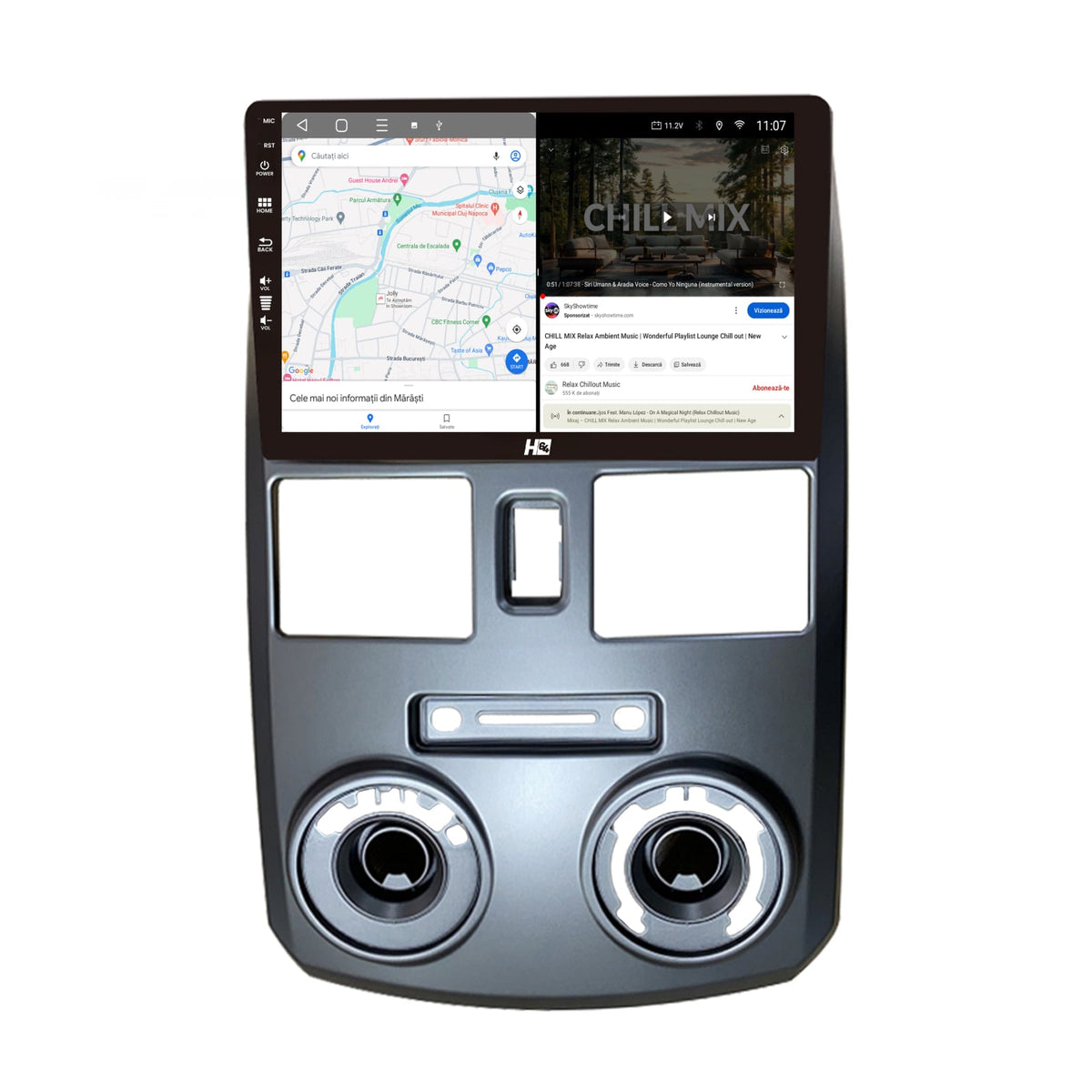 Navigatie HUB64 Daihatsu Terios (2005+), 4GB RAM, Android, Quadcore, DSP, GPS, Wi-FI, Carplay, Android Auto, USB, Bluetooth, Waze, Touchscreen, 9 Inch