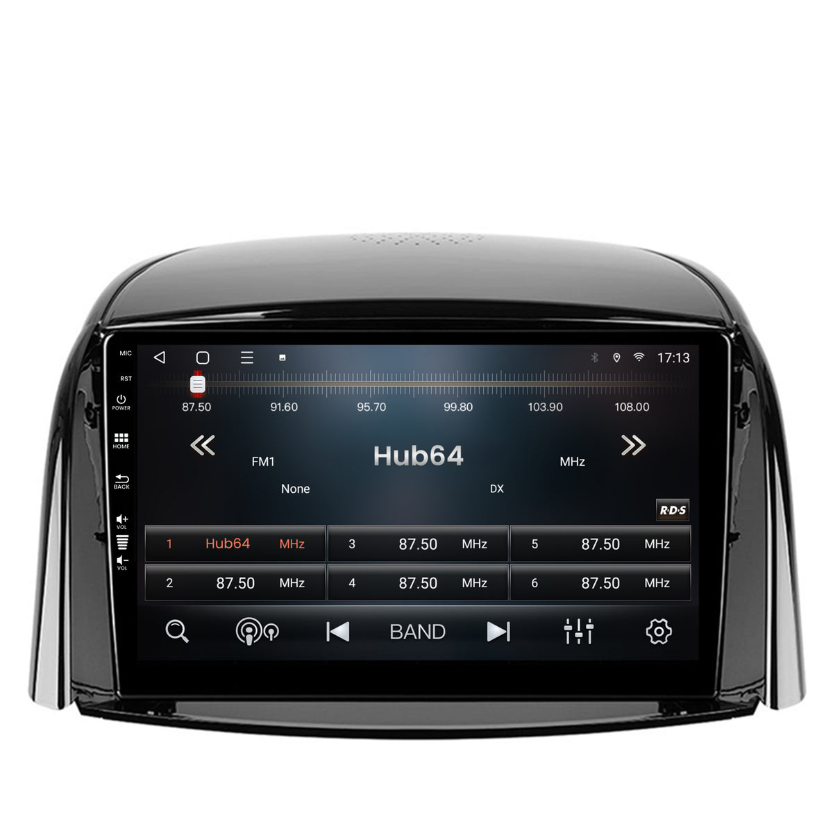 Navigatie HUB64 Renault Koleos (2009-2016), 8GB RAM, Android, Octacore, Slot Sim 4G, DSP, GPS, Wi-FI, Carplay, Android Auto, USB, Bluetooth, Waze, Touchscreen, 9 Inch