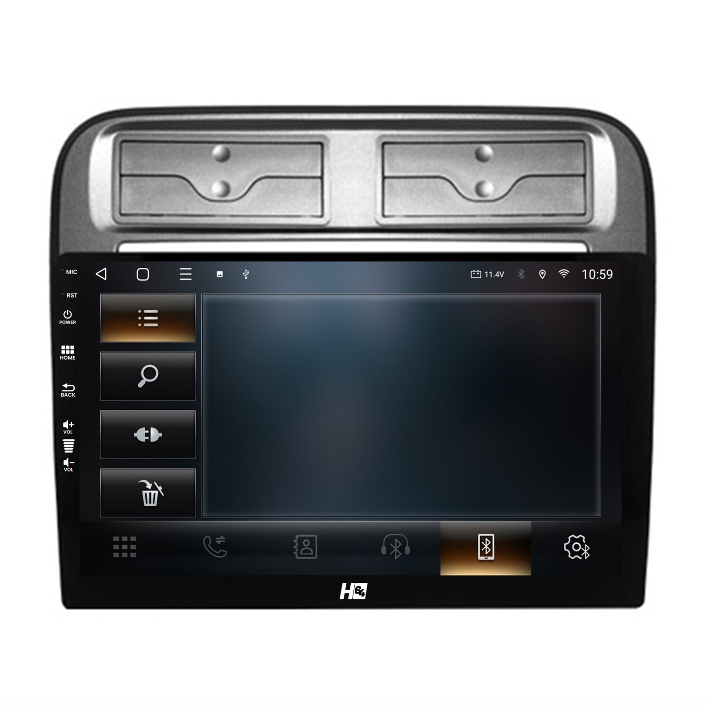 Navigatie HUB64 Fiat Punto / Linea (2007-2014), 2GB RAM, Android, GPS, Wi-FI, Carplay, Android Auto, USB, Bluetooth, Radio, Waze, Touchscreen, 9 inch