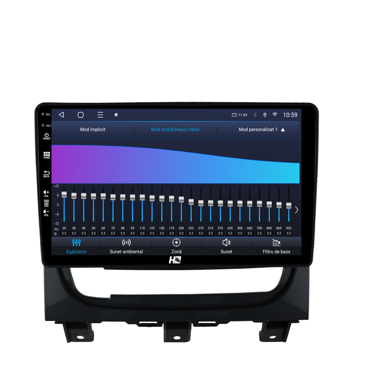 Navigatie HUB64 Fiat Strada / Idea (2011-2016), 8GB RAM, Android, Octacore, Slot Sim 4G, DSP, GPS, Wi-FI, Carplay, Android Auto, USB, Bluetooth, Waze, Touchscreen, 9 Inch