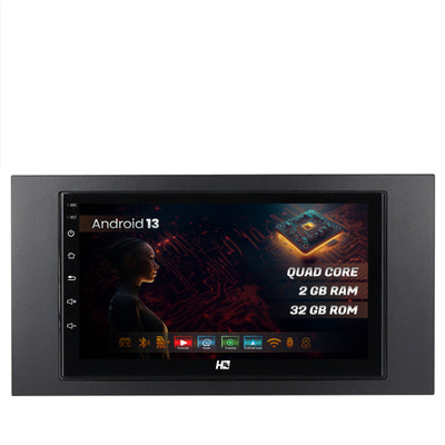 Navigatie HUB64 Ford 2DIN, 2GB RAM, Android, GPS, Wi-FI, Carplay, Android Auto, USB, Bluetooth, Radio, Waze, Touchscreen, 7 Inch