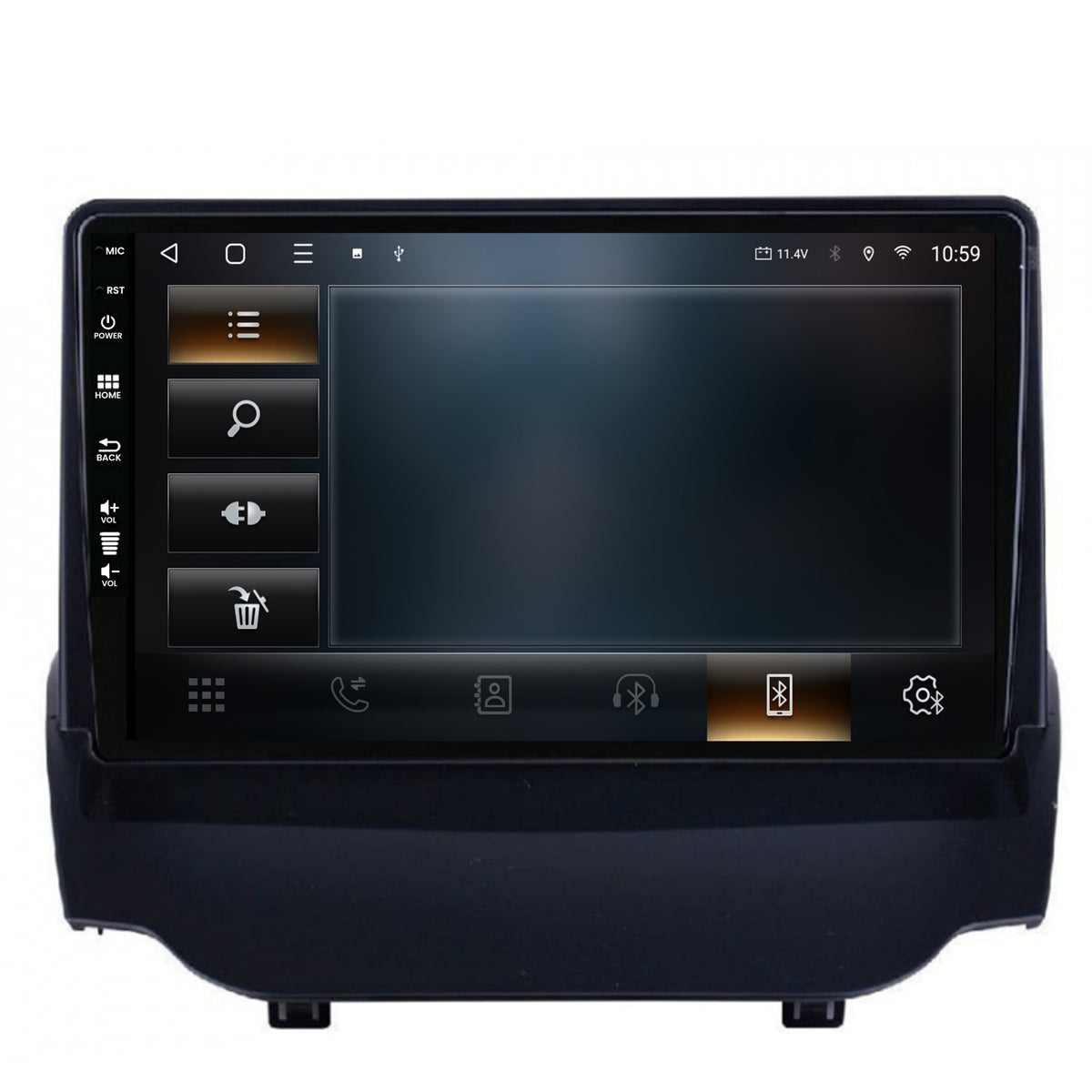 Navigatie HUB64 Ford EcoSport (2013-2016) 4GB RAM, Android, Octacore, Slot Sim 4G, DSP, GPS, Wi-FI, Carplay, Android Auto, USB, Bluetooth, Waze, Touchscreen, 9 inch