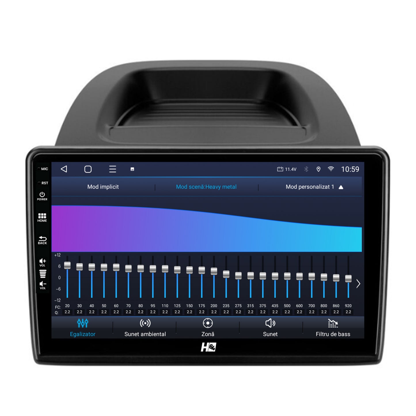 Navigatie HUB64 Ford EcoSport (2017- Prezent) 6GB RAM, Android, Octacore, Slot Sim 4G, DSP, GPS, Wi-FI, Carplay, Android Auto, USB, Bluetooth, Waze, Touchscreen, 9 Inch