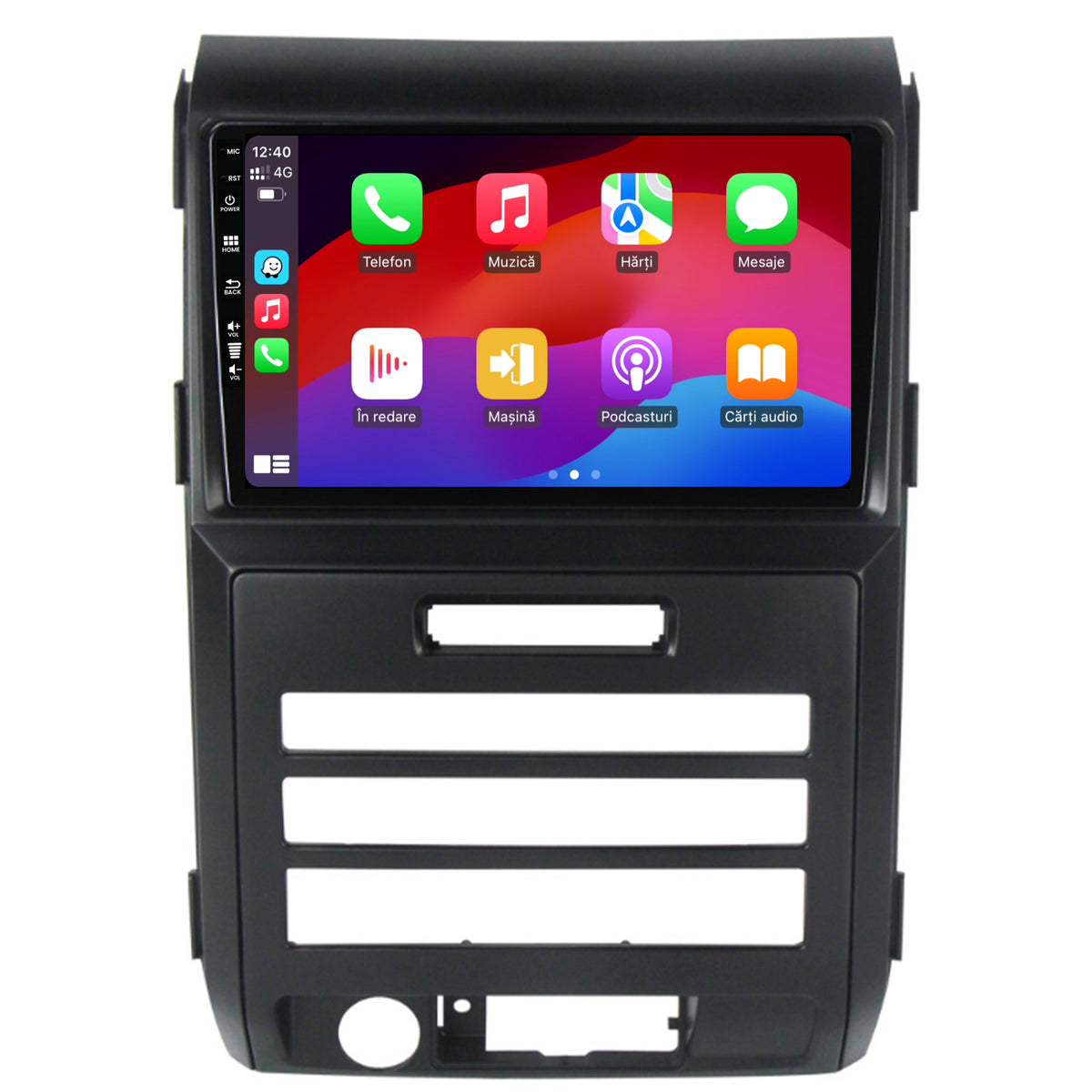 Navigatie HUB64 Ford F150 (2008-2014), 8GB RAM, Android, Octacore, Slot Sim 4G, DSP, GPS, Wi-FI, Carplay, Android Auto, USB, Bluetooth, Waze, Touchscreen, 9 Inch