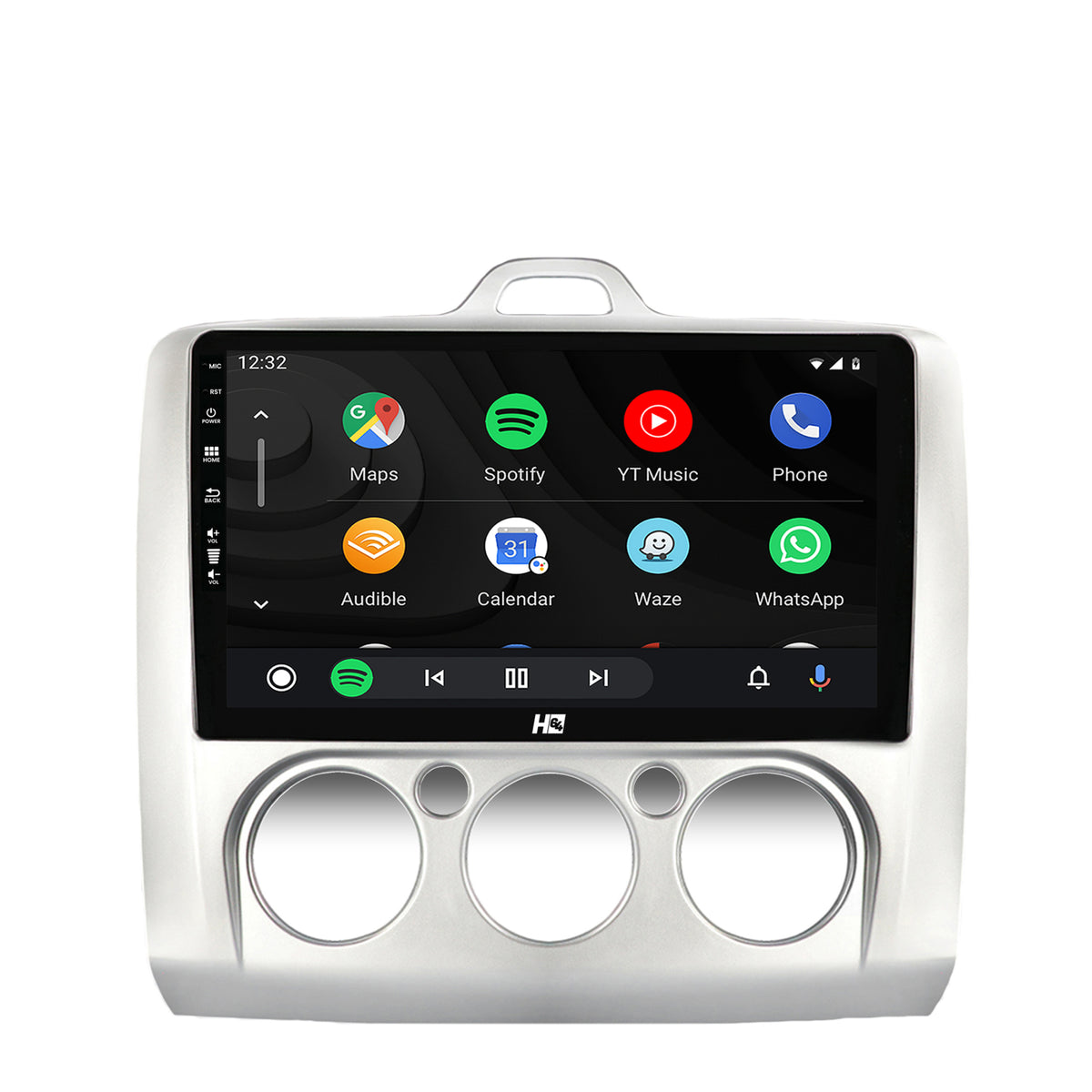 Navigatie HUB64 Ford Focus MK2 (2004-2011), Clima Manuala, 4GB RAM, Android, Octacore, Slot Sim 4G, DSP, GPS, Wi-FI, Carplay, Android Auto, USB, Bluetooth, Waze, Touchscreen, 9 inch