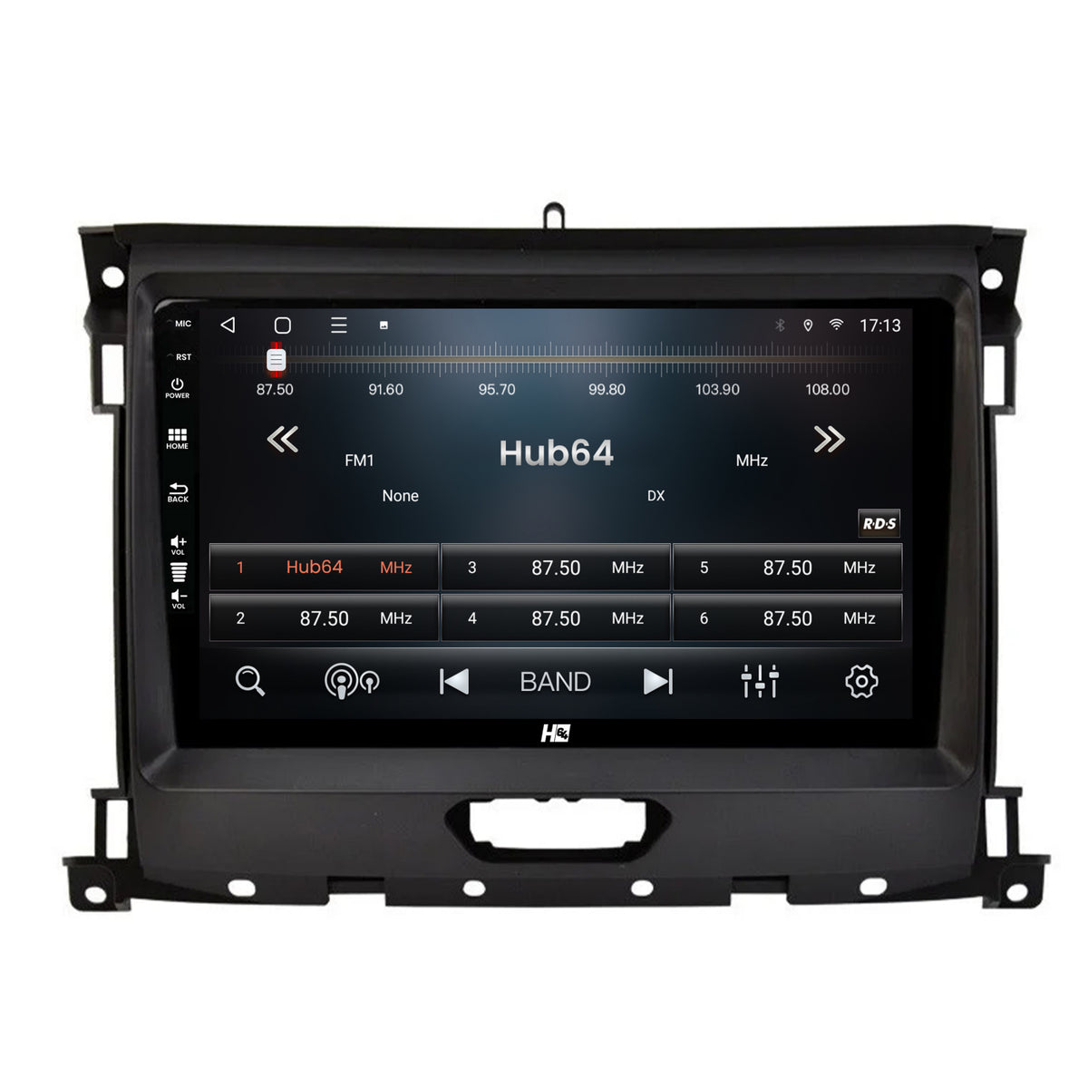 Navigatie HUB64 Ford Ranger (2015-2022), 4GB RAM, Android, Octacore, Slot Sim 4G, DSP, GPS, Wi-FI, Carplay, Android Auto, USB, Bluetooth, Waze, Touchscreen, 9 inch