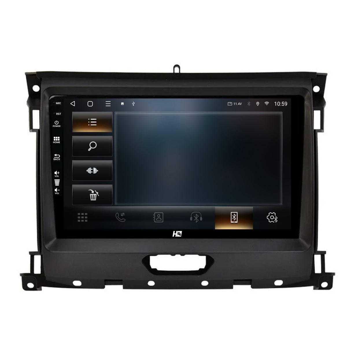 Navigatie HUB64 Ford Ranger (2015-2022), 4GB RAM, Android, Quadcore, DSP, GPS, Wi-FI, Carplay, Android Auto, USB, Bluetooth, Waze, Touchscreen, 9 inch