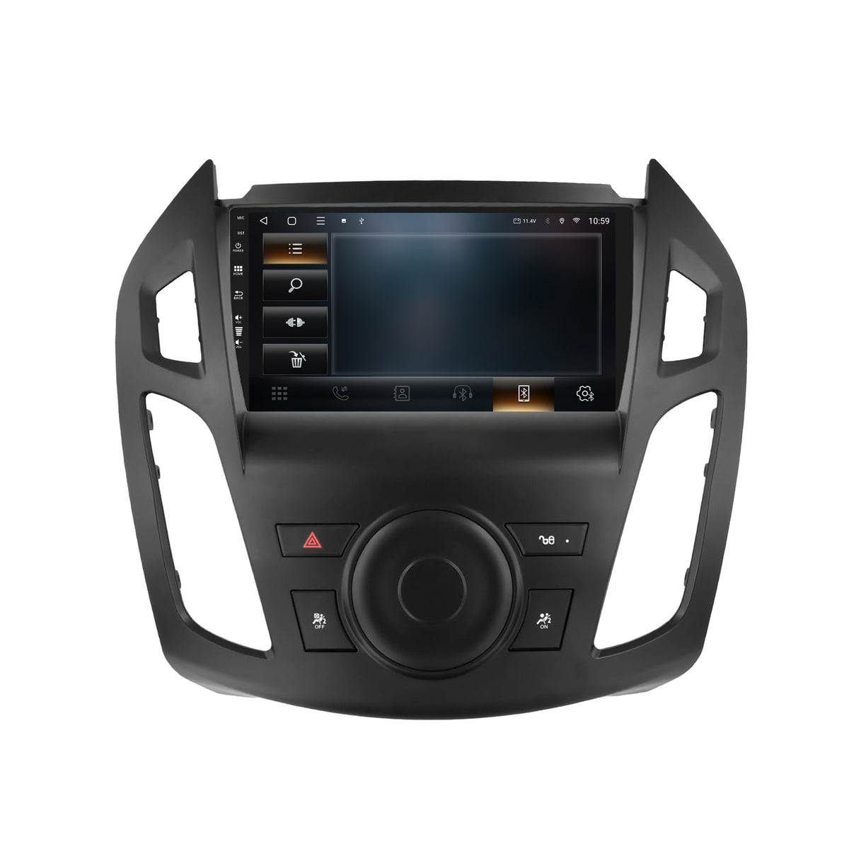 Navigatie HUB64 Ford Transit (2014-2020), 4GB RAM, Android, Quadcore, DSP, GPS, Wi-FI, Carplay, Android Auto, USB, Bluetooth, Waze, Touchscreen, 9 Inch