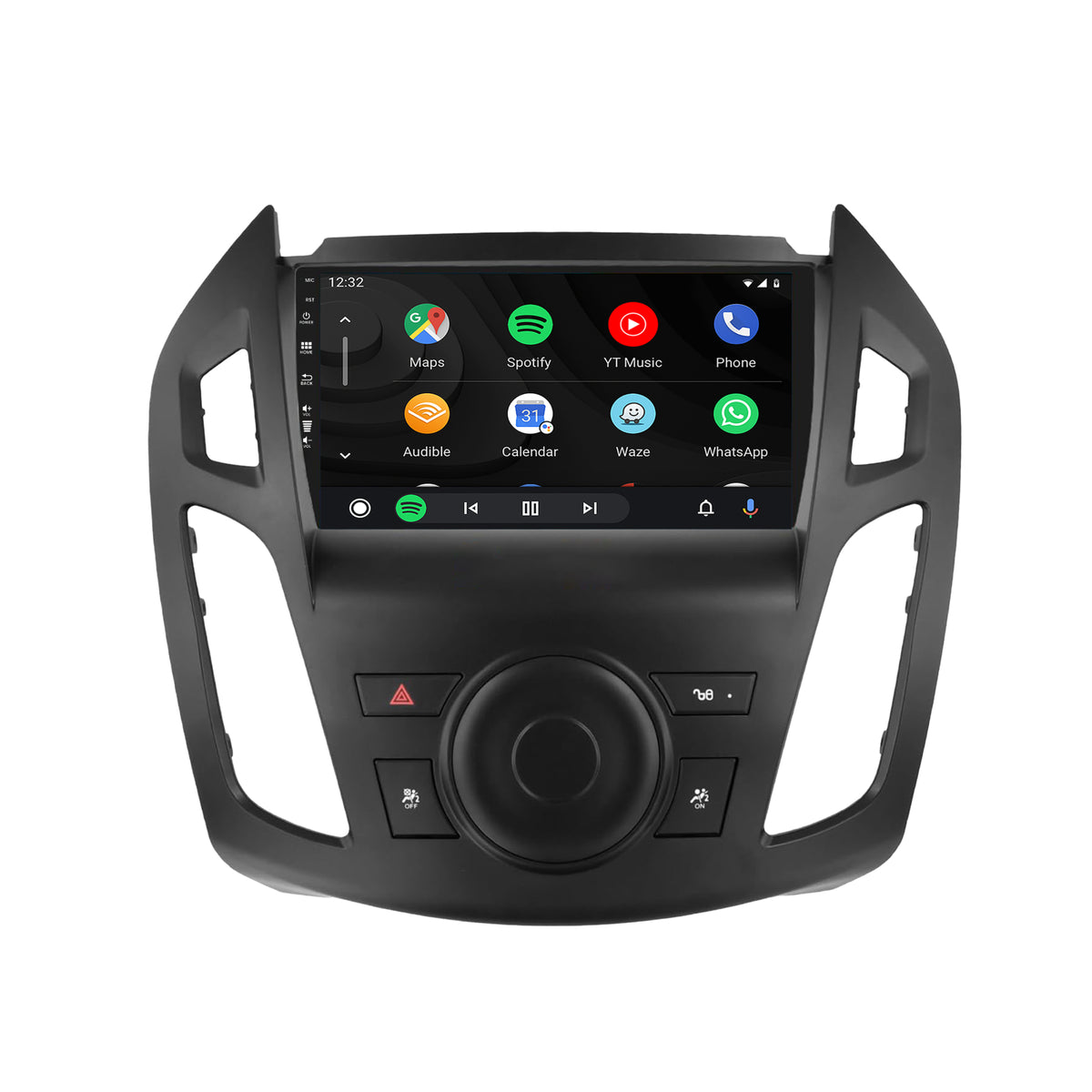 Navigatie HUB64 Ford Transit (2014-2020), 4GB RAM, Android, Quadcore, DSP, GPS, Wi-FI, Carplay, Android Auto, USB, Bluetooth, Waze, Touchscreen, 9 Inch