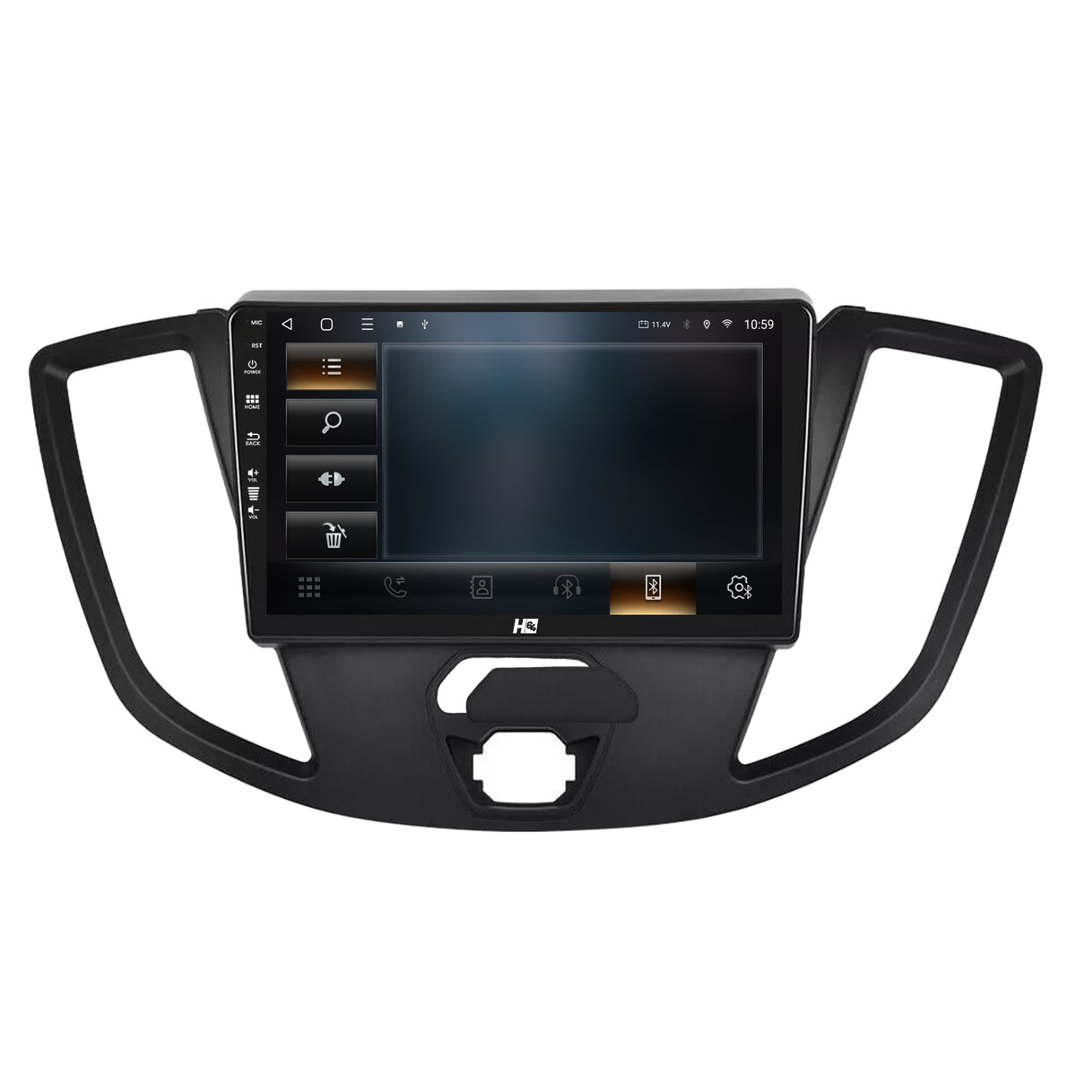 Navigatie HUB64 Ford Transit (2014-2020), 8GB RAM, Android, Octacore, Slot Sim 4G, DSP, GPS, Wi-FI, Carplay, Android Auto, USB, Bluetooth, Waze, Touchscreen, 9 Inch