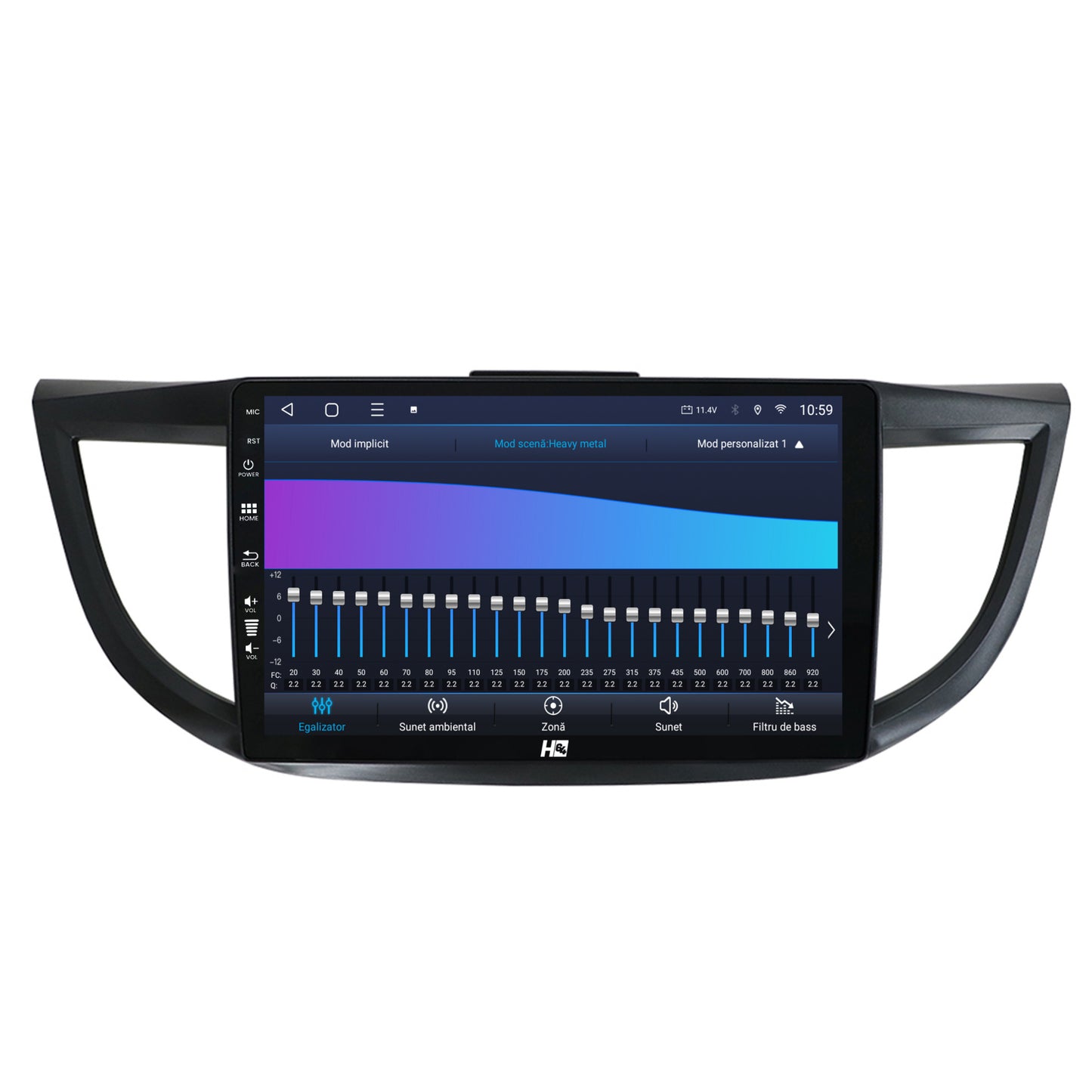 Navigatie HUB64 Honda CRV (2011-2016), 8GB RAM, Android, Octacore, Slot Sim 4G, DSP, GPS, Wi-FI, Carplay, Android Auto, USB, Bluetooth, Waze, Touchscreen, 9 Inch