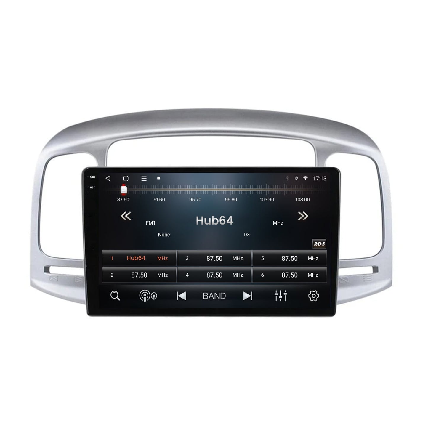 Navigatie HUB64 Hyundai Accent (2006-2011), 2GB RAM, Android, GPS, Wi-FI, Carplay, Android Auto, USB, Bluetooth, Radio, Waze, Touchscreen, 9 inch