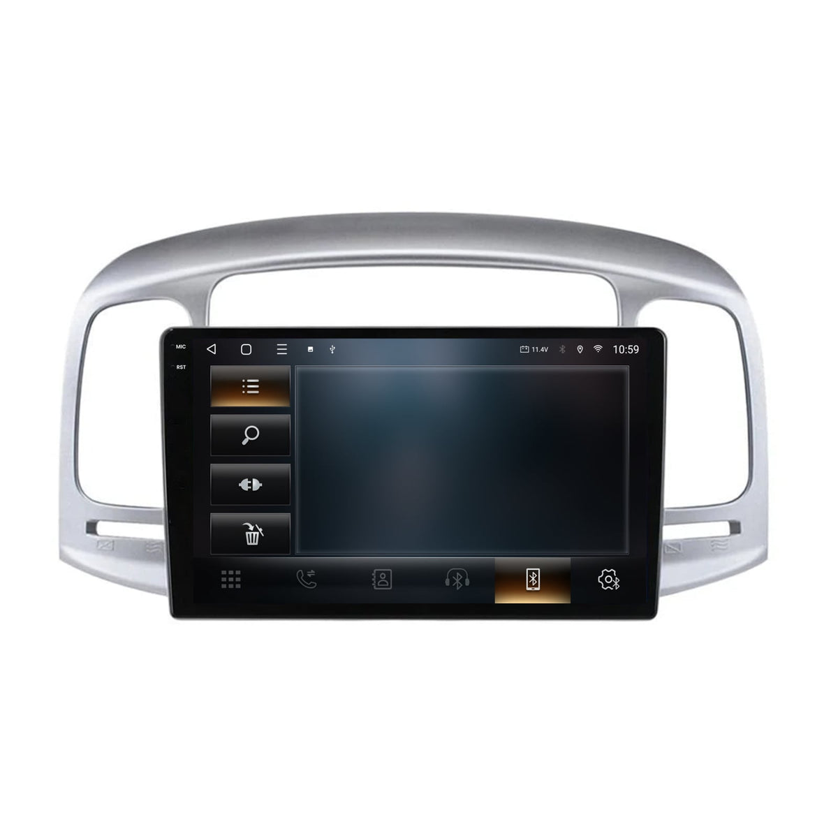 Navigatie HUB64 Hyundai Accent (2006-2011), 6GB RAM, Android, Octacore, Slot Sim 4G, DSP, GPS, Wi-FI, Carplay, Android Auto, USB, Bluetooth, Waze, Touchscreen, 9 Inch