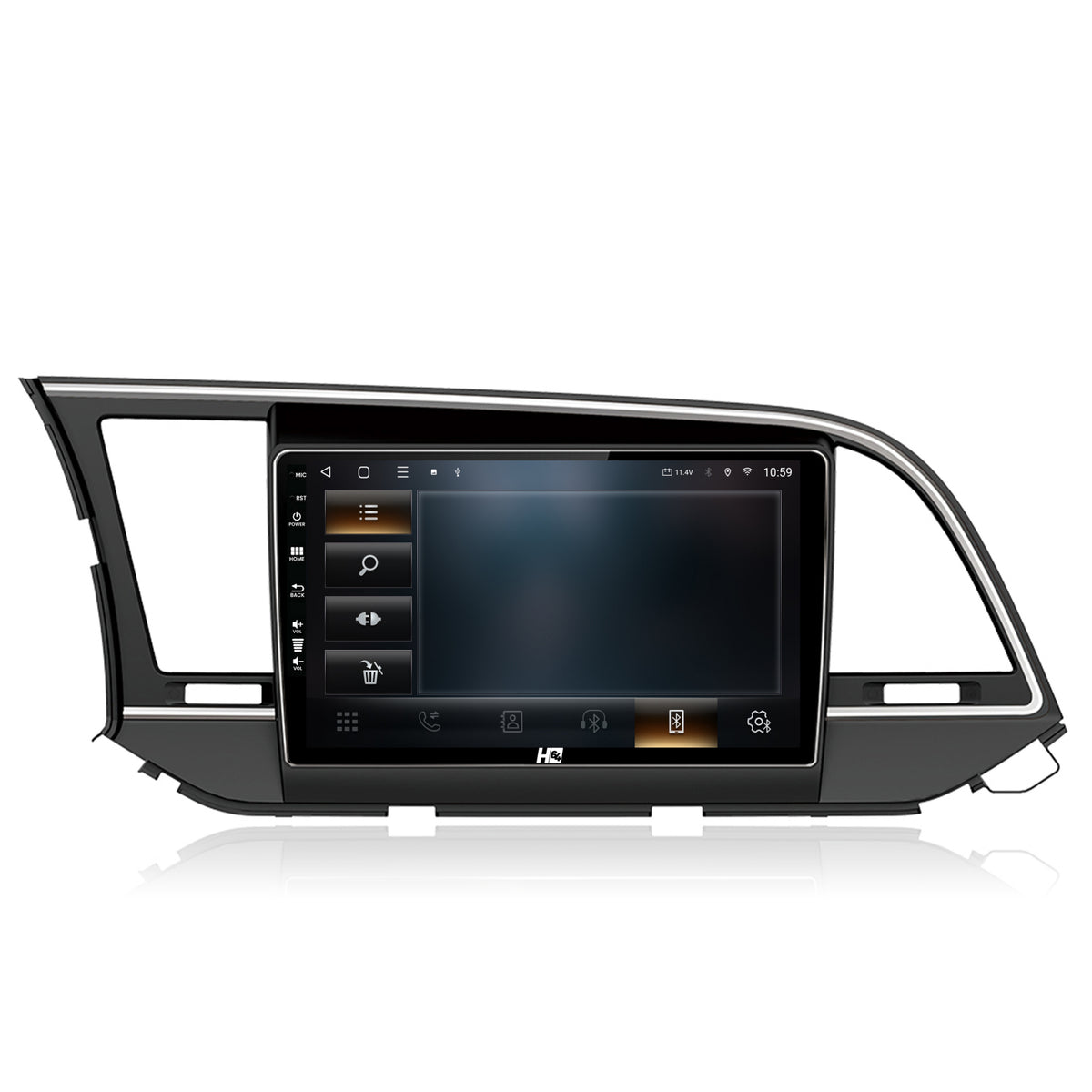 Navigatie HUB64 Hyundai Elantra (2015-2018), 6GB RAM, Android, Octacore, Slot Sim 4G, DSP, GPS, Wi-FI, Carplay, Android Auto, USB, Bluetooth, Waze, Touchscreen, 9 Inch