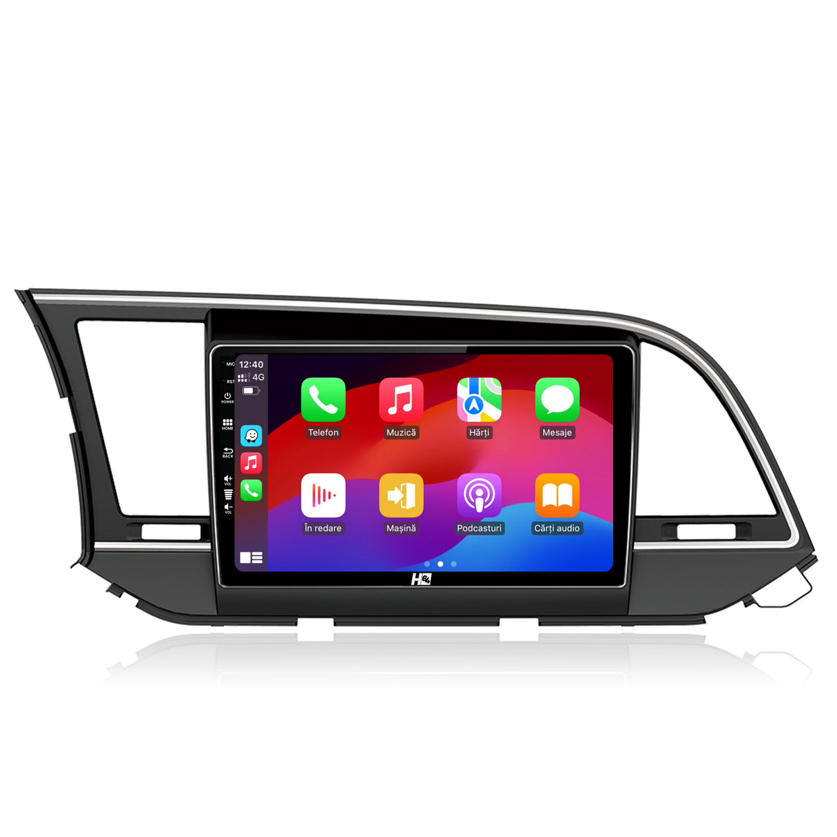 Navigatie HUB64 Hyundai Elantra (2015-2018), 6GB RAM, Android, Octacore, Slot Sim 4G, DSP, GPS, Wi-FI, Carplay, Android Auto, USB, Bluetooth, Waze, Touchscreen, 9 Inch