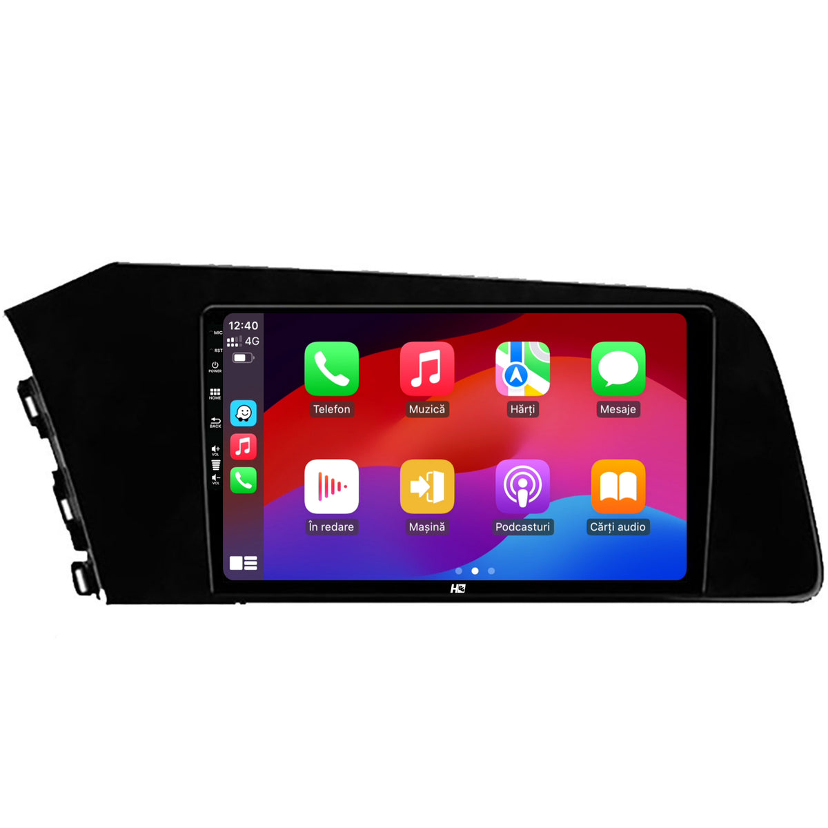 Navigatie HUB64 Hyundai Elantra (2020-Prezent), 2GB RAM, Android, GPS, Wi-FI, Carplay, Android Auto, USB, Bluetooth, Radio, Waze, Touchscreen, 9Inch