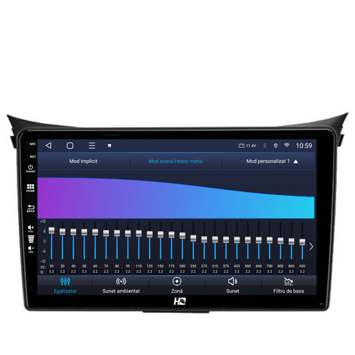Navigatie HUB64 Hyundai I30 (2012-2016), 4GB RAM, Android, Octacore, Slot Sim 4G, DSP, GPS, Wi-FI, Carplay, Android Auto, USB, Bluetooth, Waze, Touchscreen, 9 inch