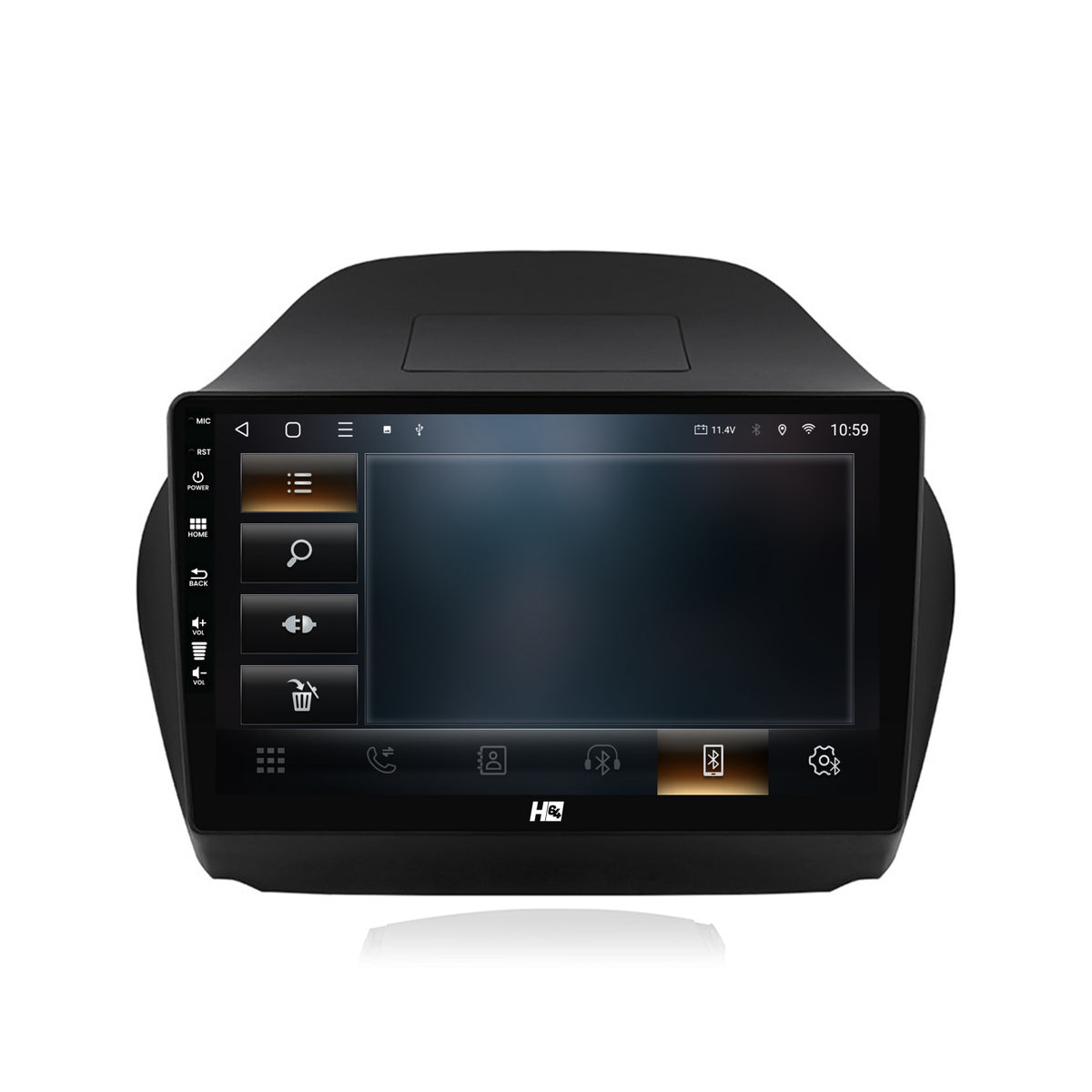 Navigatie HUB64 Hyundai IX35 (2009-2015), 4GB RAM, Android, Octacore, Slot Sim 4G, DSP, GPS, Wi-FI, Carplay, Android Auto, USB, Bluetooth, Waze, Touchscreen, 10.1 Inch