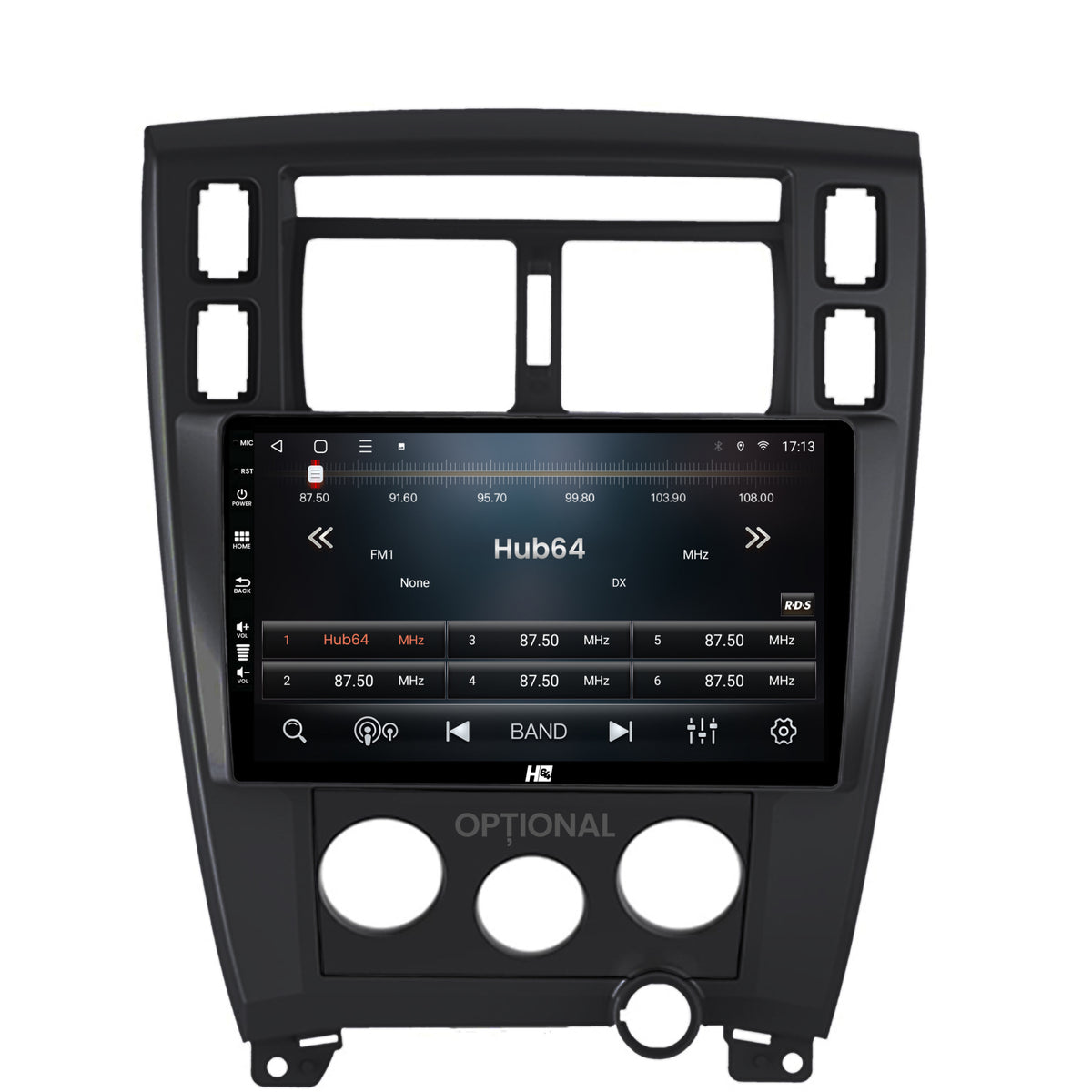 Navigatie HUB64 Hyundai Tucson (2006-2013), 4GB RAM, Android, Octacore, Slot Sim 4G, DSP, GPS, Wi-FI, Carplay, Android Auto, USB, Bluetooth, Waze, Touchscreen, 10.1 inch