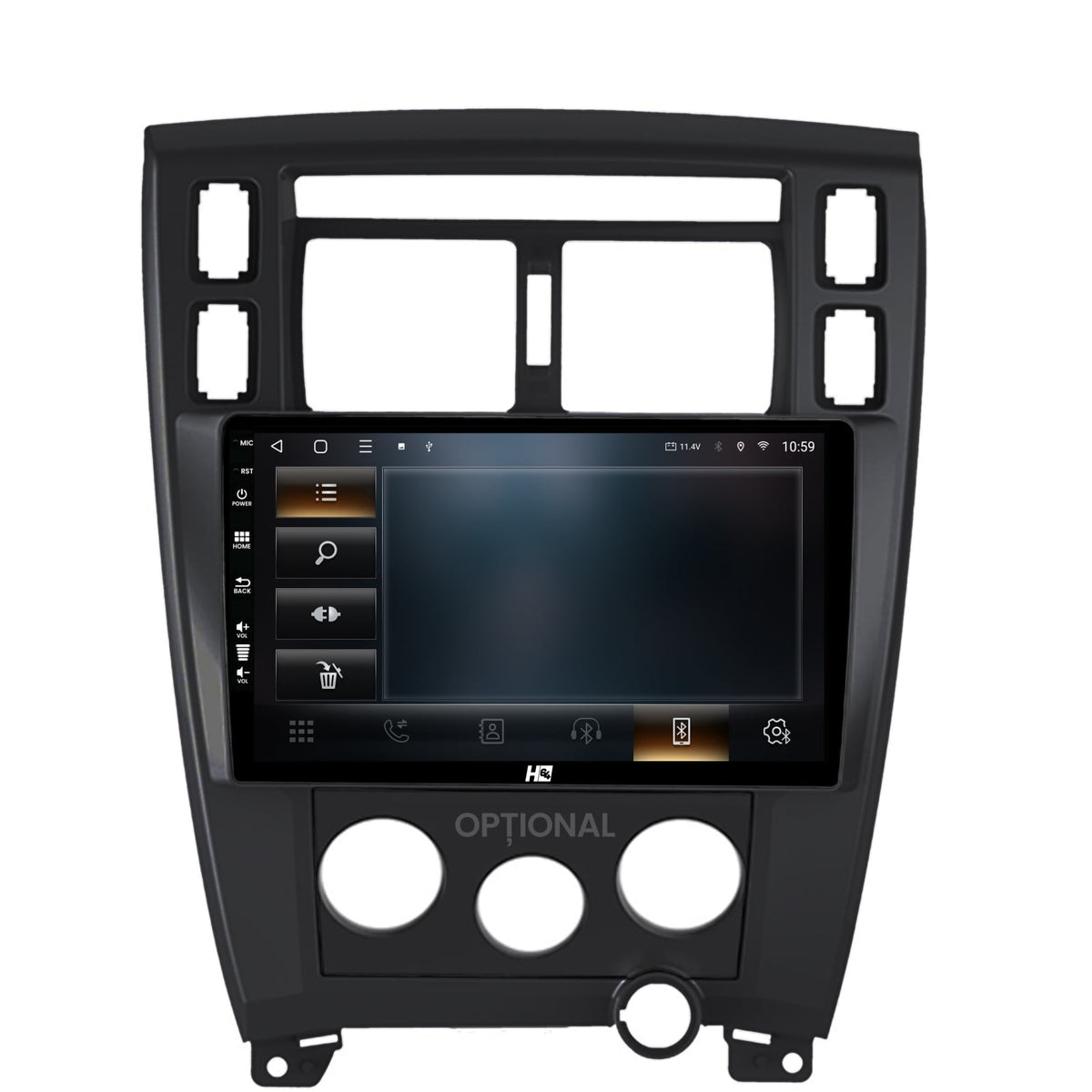 Navigatie HUB64 Hyundai Tucson (2006-2013), 4GB RAM, Android, Octacore, Slot Sim 4G, DSP, GPS, Wi-FI, Carplay, Android Auto, USB, Bluetooth, Waze, Touchscreen, 10.1 inch
