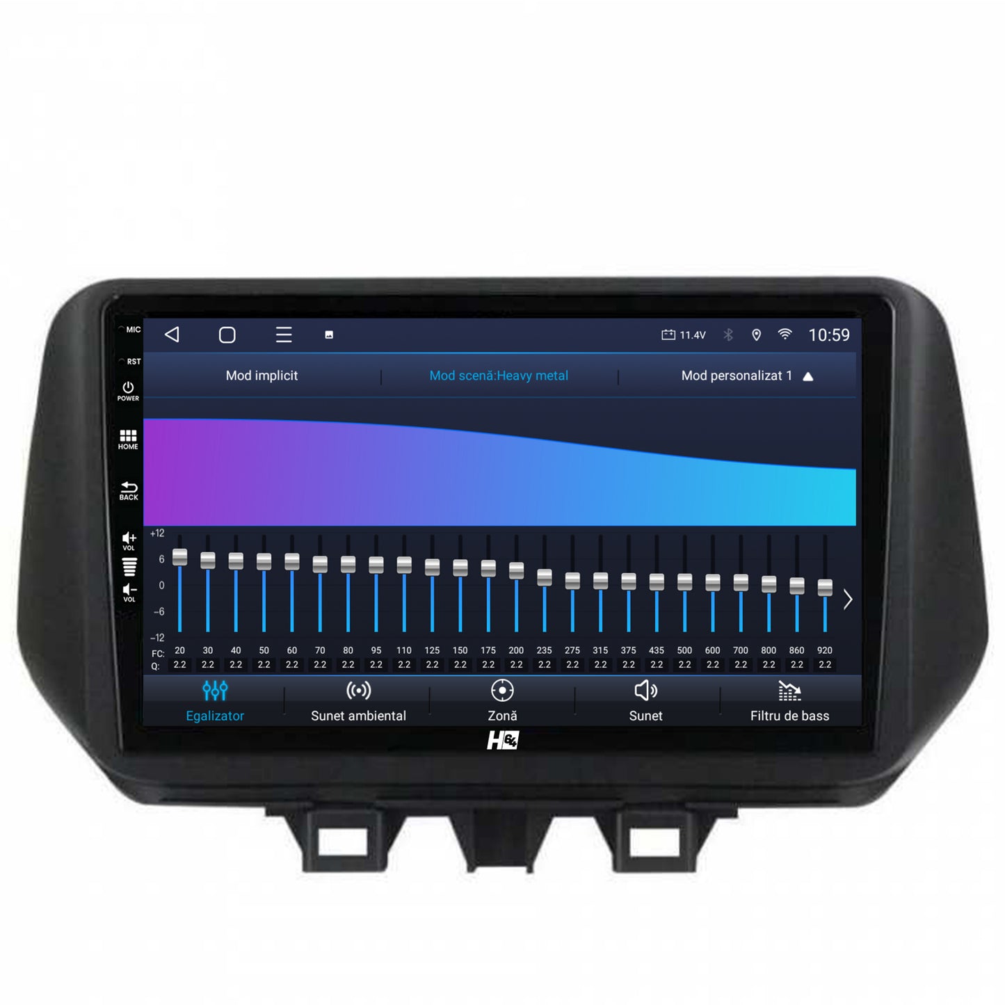 Navigatie HUB64 Hyundai Tucson (2018-2020), 6GB RAM, Android, Octacore, Slot Sim 4G, DSP, GPS, Wi-FI, Carplay, Android Auto, USB, Bluetooth, Waze, Touchscreen, 9 Inch