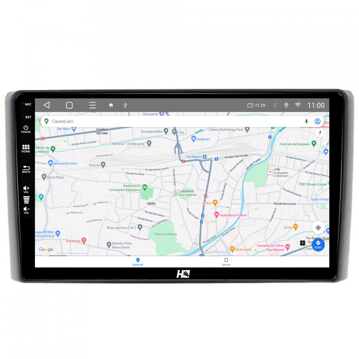 Navigatie HUB64 Iveco Daily (2006-2014), 4GB RAM, Android, Quadcore, DSP, GPS, Wi-FI, Carplay, Android Auto, USB, Bluetooth, Waze, Touchscreen, 9 inch