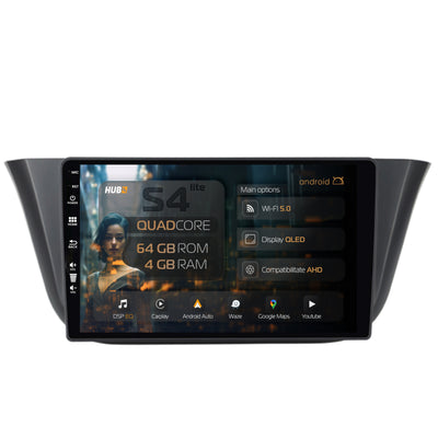 Navigatie HUB64 Iveco Daily (2013+), 4GB RAM, Android, Quadcore, DSP, GPS, Wi-FI, Carplay, Android Auto, USB, Bluetooth, Waze, Touchscreen, 9 inch