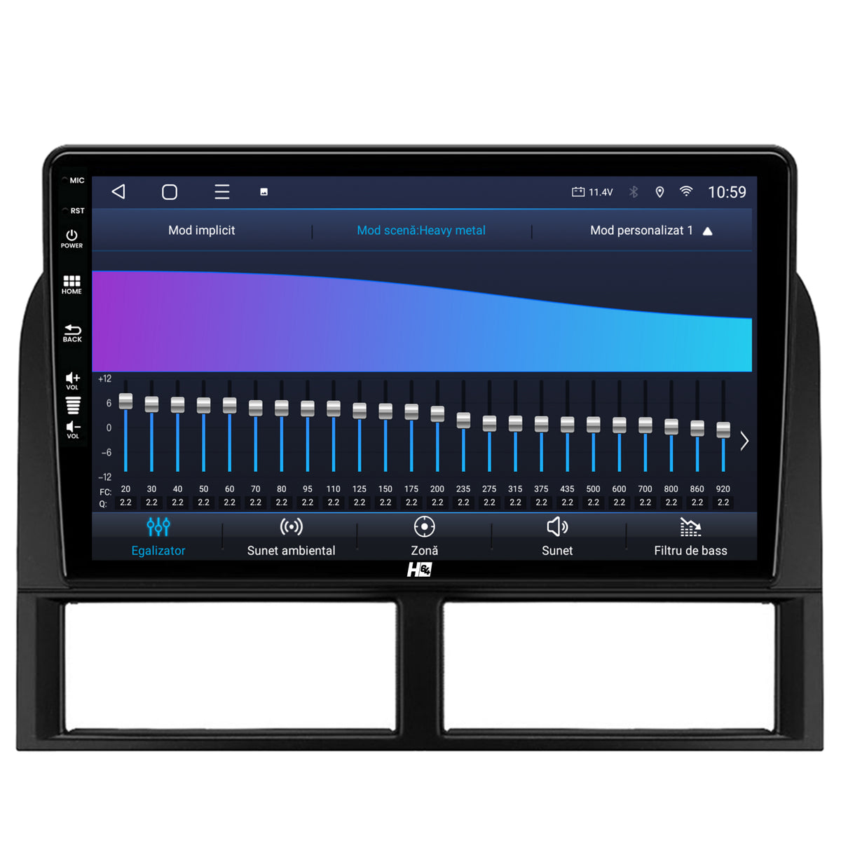 Navigatie HUB64 Jeep Grand Cherokee (1998-2004), 8GB RAM, Android, Octacore, Slot Sim 4G, DSP, GPS, Wi-FI, Carplay, Android Auto, USB, Bluetooth, Waze, Touchscreen, 9 Inch