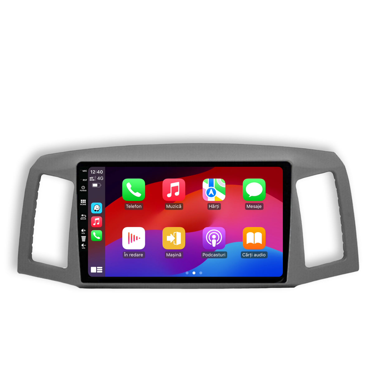 Navigatie HUB64 Jeep Grand Cherokee (2004-2007), 4GB RAM, Android, Octacore, Slot Sim 4G, DSP, GPS, Wi-FI, Carplay, Android Auto, USB, Bluetooth, Waze, Touchscreen, 10.1 Inch
