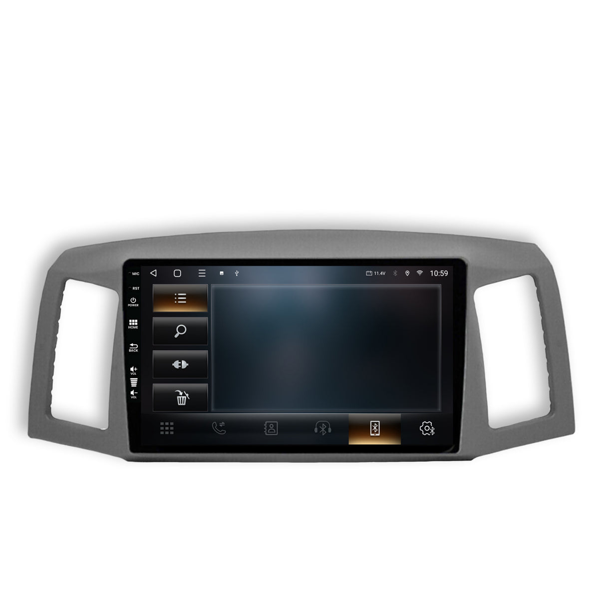 Navigatie HUB64 Jeep Grand Cherokee (2004-2007), 4GB RAM, Android, Octacore, Slot Sim 4G, DSP, GPS, Wi-FI, Carplay, Android Auto, USB, Bluetooth, Waze, Touchscreen, 10.1 Inch